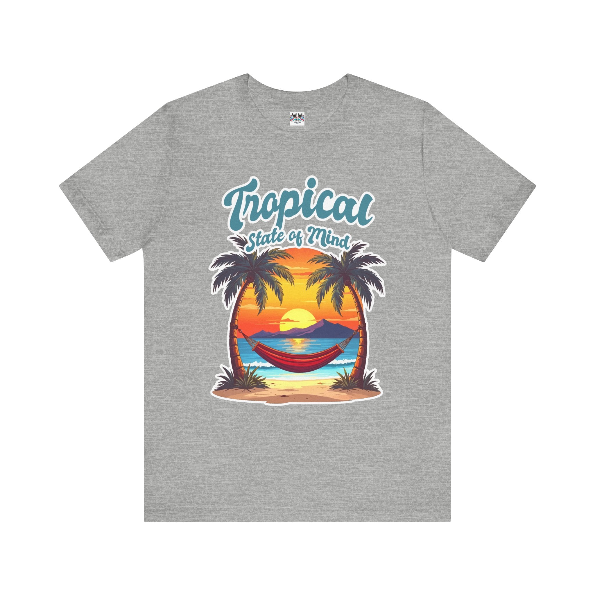 Tropical State of Mind Sunset Hammock Beach T-Shirt