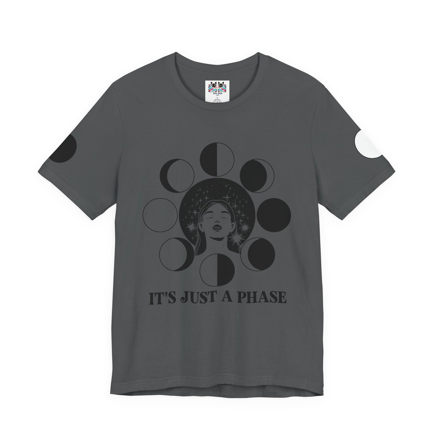It's Just a Phase T-Shirt – Moon Phases Celestial Astrology Witchy Graphic Tee