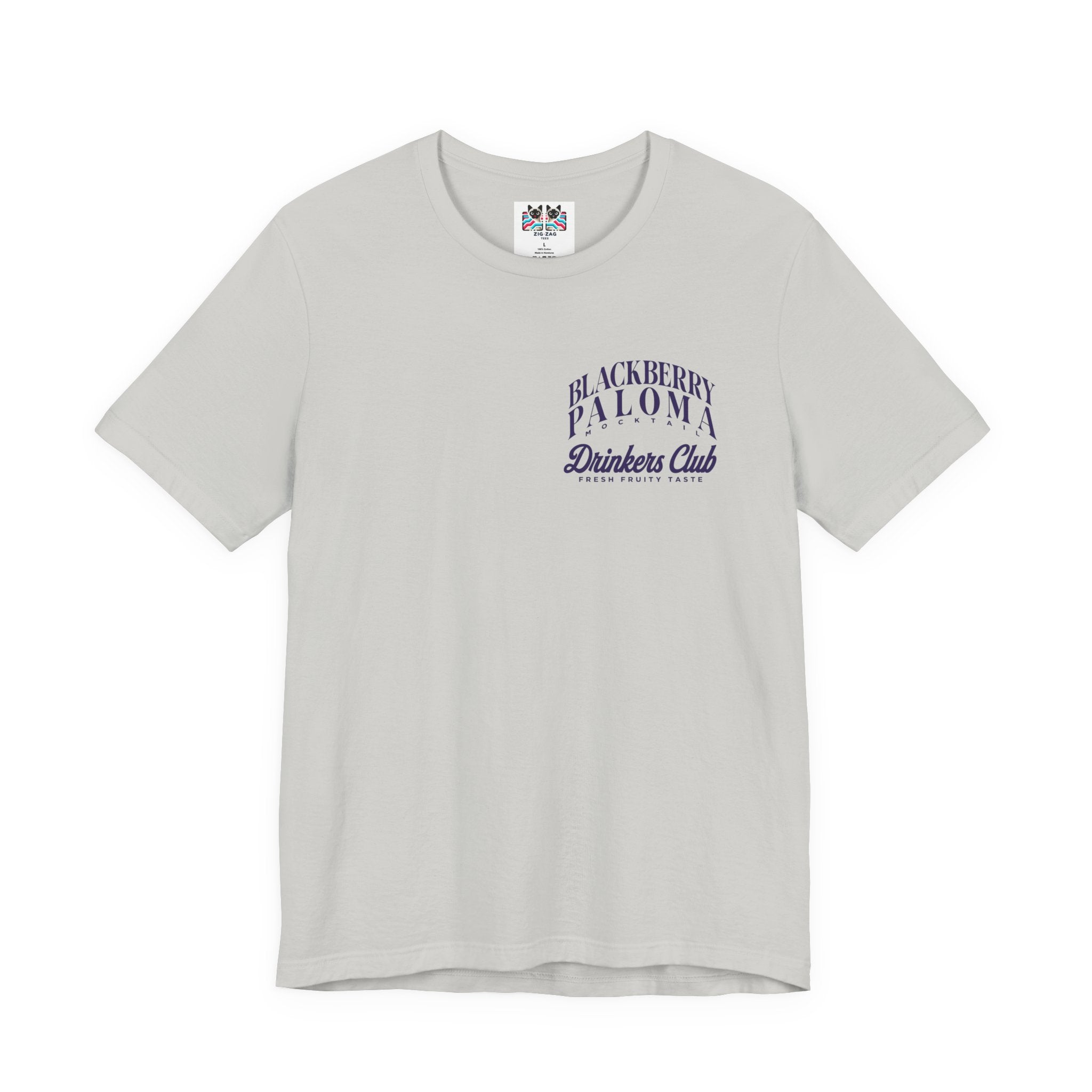 Blackberry Paloma Mocktail Drinkers Club Tshirt – Fresh Fruity Taste