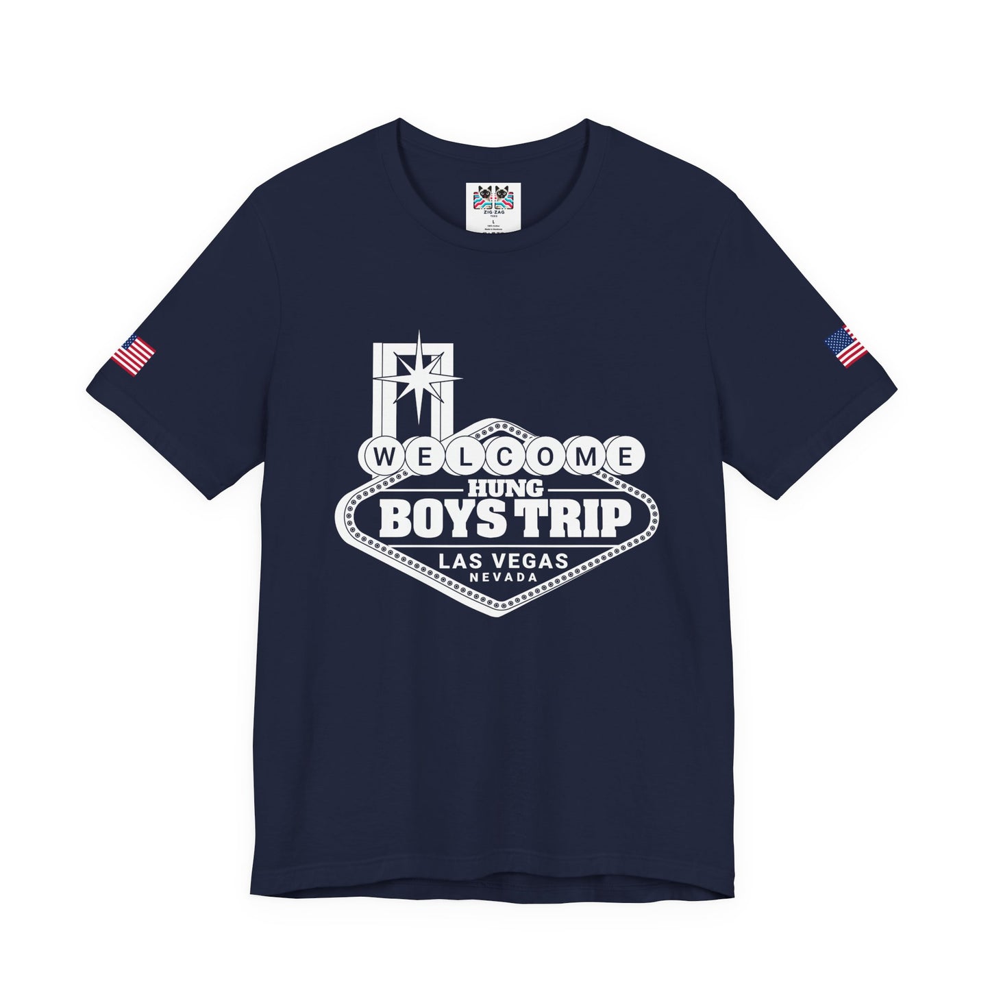 Welcome Hung Boys Trip Las Vegas T-Shirt - Bachelor Party Nevada Guys Weekend