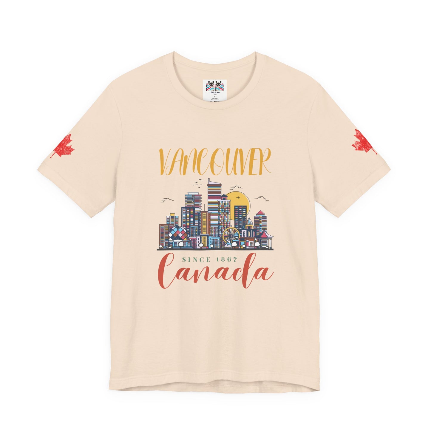 Vancouver Skyline Canada Since 1867 T-Shirt