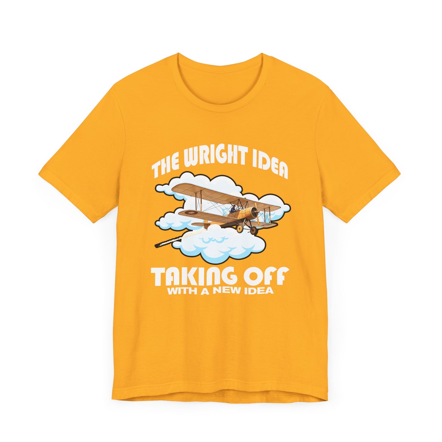 The Wright Idea Tee, Aviation Pioneer Shirt, Flight History Graphic Tee, Air Travel Tribute Top, Genius Mind Gift Shirt