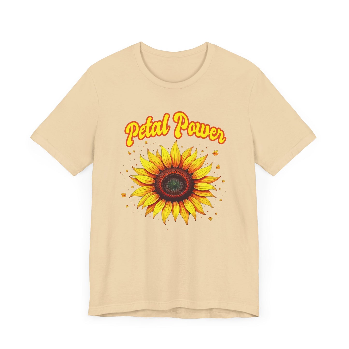Petal Power Tee, Floral Mood Shirt, Garden Girl Top, Spring Energy Graphic, Nature Strength Gift Tee