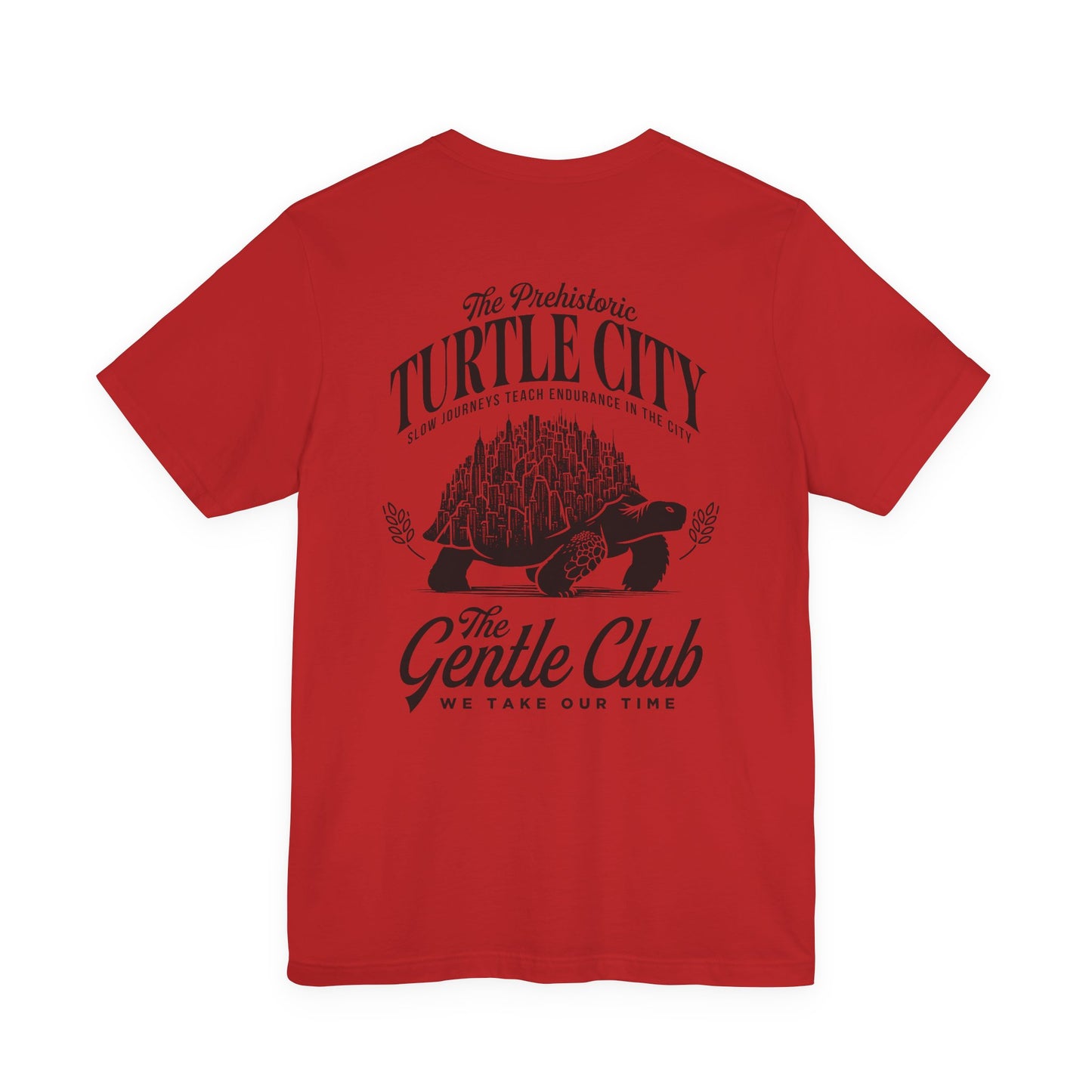 The Prehistoric Turtle City Tshirt – Slow Journeys Teach Endurance