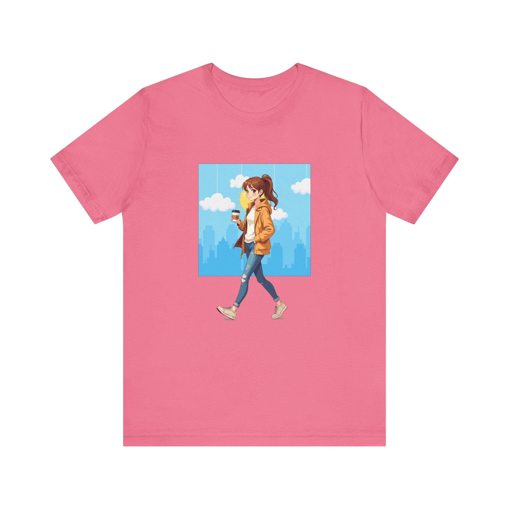 Coffee Runs and City Streets Shirt, Urban Vibes Tee, On The Go Lifestyle Shirt, Caffeine Lover Top, City Girl Gift Shirt