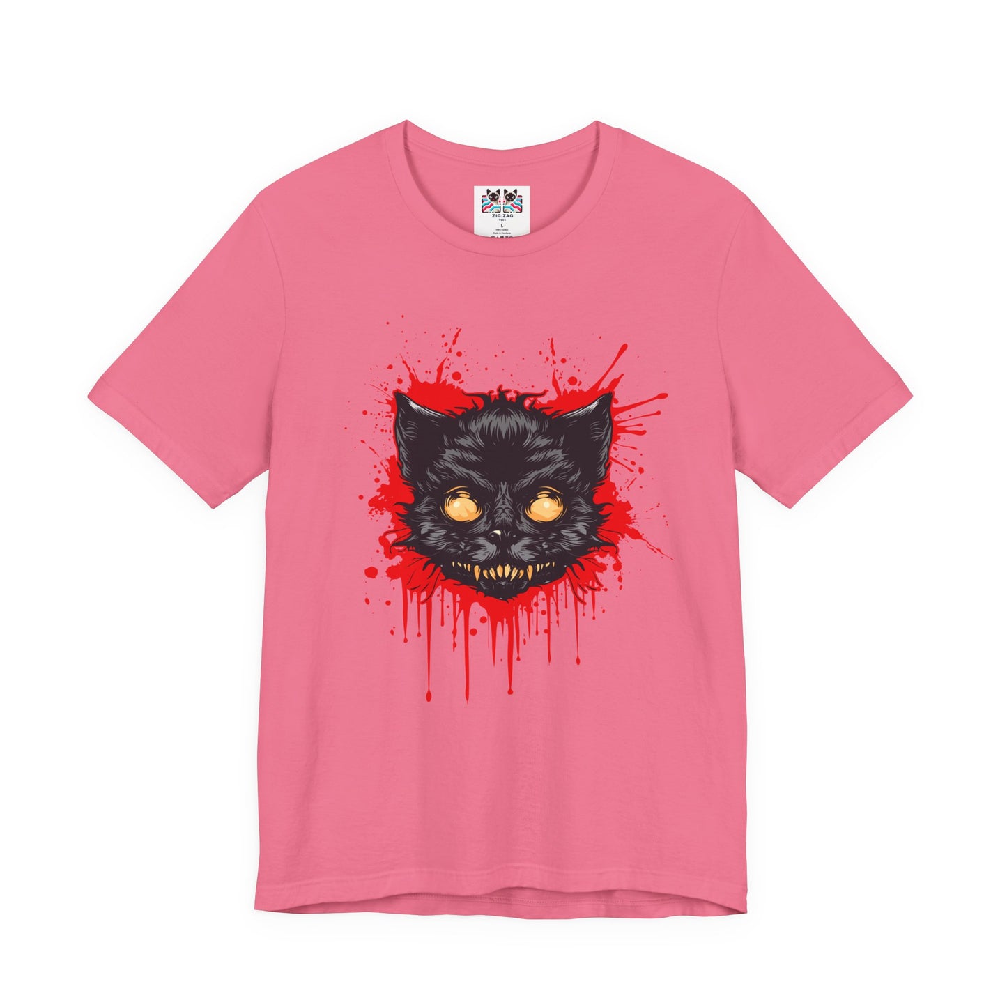 Haunted Zombie Cat Horror House T-Shirt