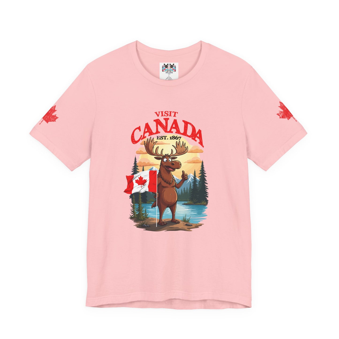 Visit Canada Moose Welcome T-Shirt