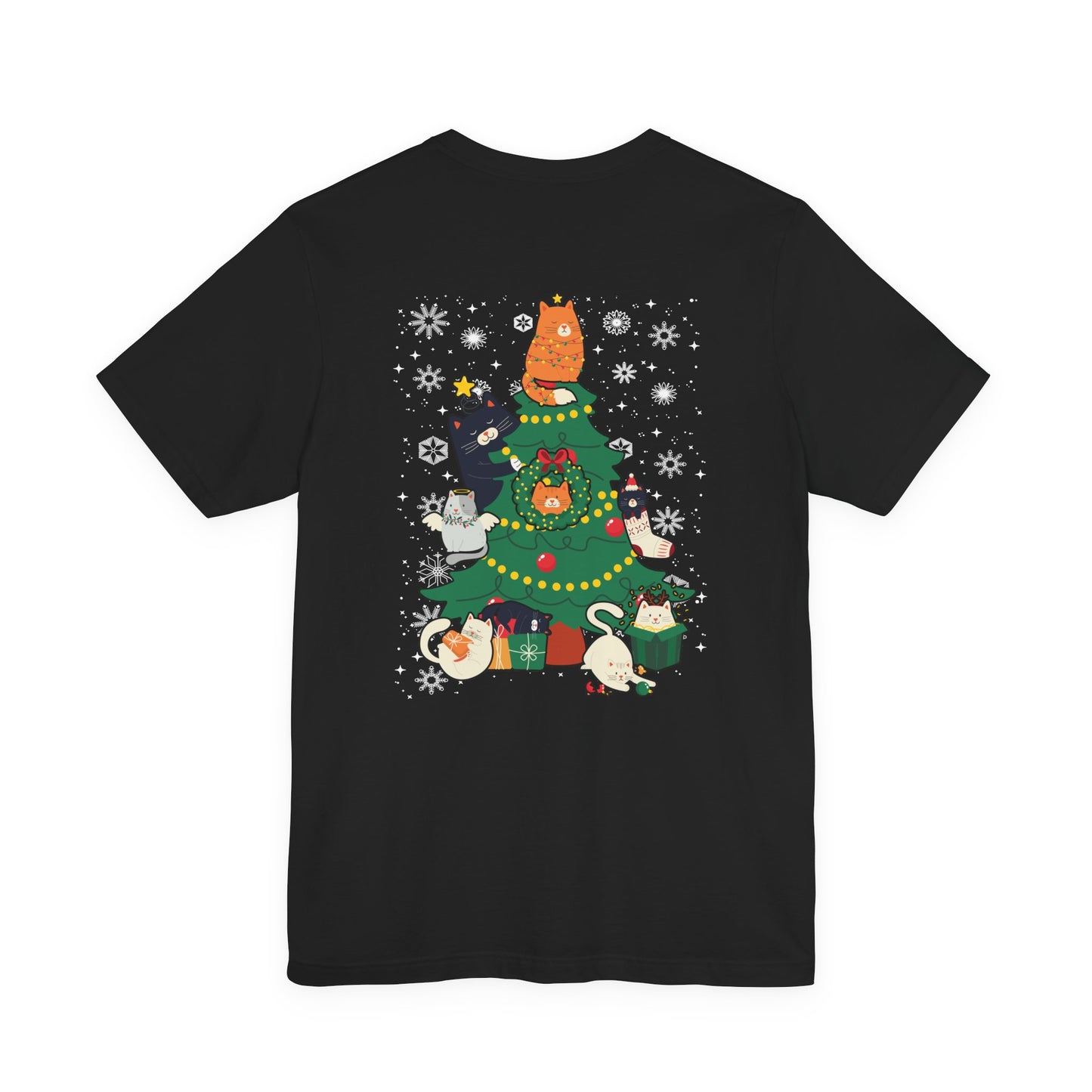 Christmas Cats Holiday Tree T-Shirt
