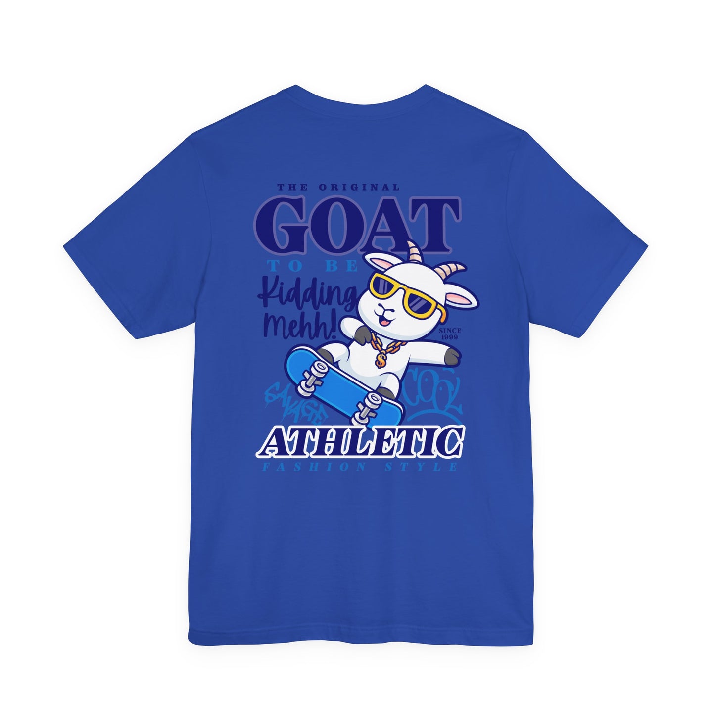 The Original GOAT to be Kidding Mehh! Skateboarding Goat T-Shirt