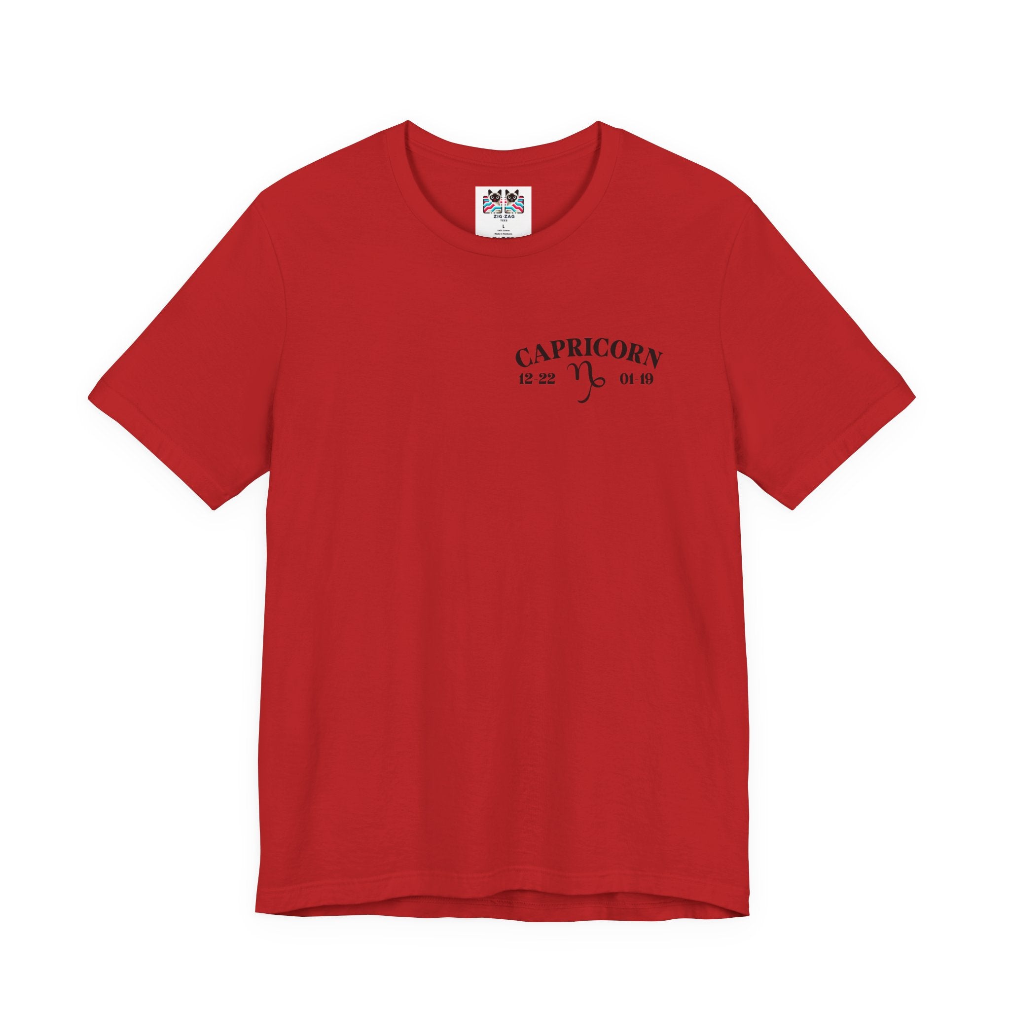Capricorn Constellation & Floral Zodiac T-Shirt – December 22 to January 19