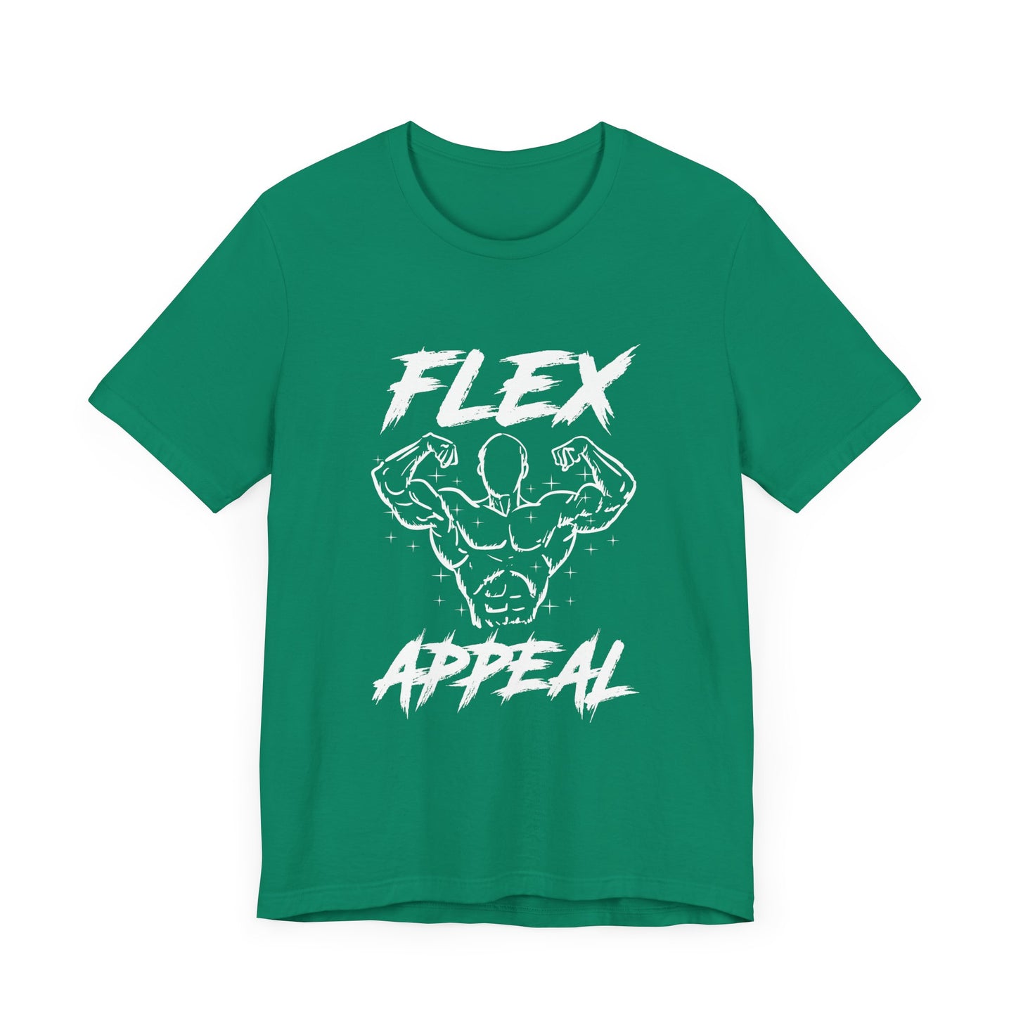Flex Appeal Shirt, Bodybuilding Strength Tee, Muscle Gym Graphic T Shirt, Fitness Training Apparel, Lifting Workout Top