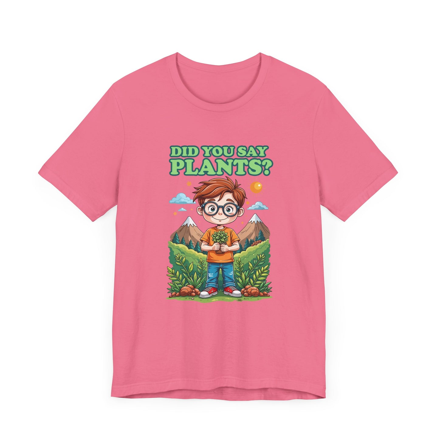 Did You Say Plants? T-Shirt – Cute Nature Lover Kids Graphic Tee