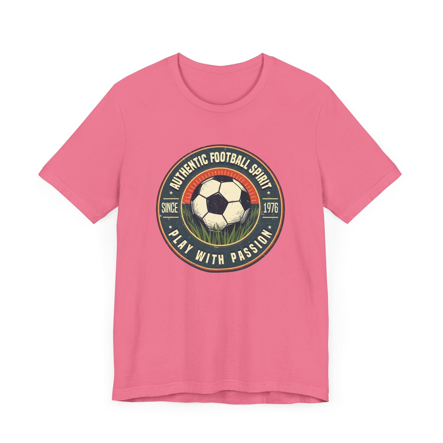 Retro Soccer Badge Tee, Vintage Football Graphic Shirt, Classic Sports Fan Top, Game Day Retro Look, Soccer History Gift Shirt