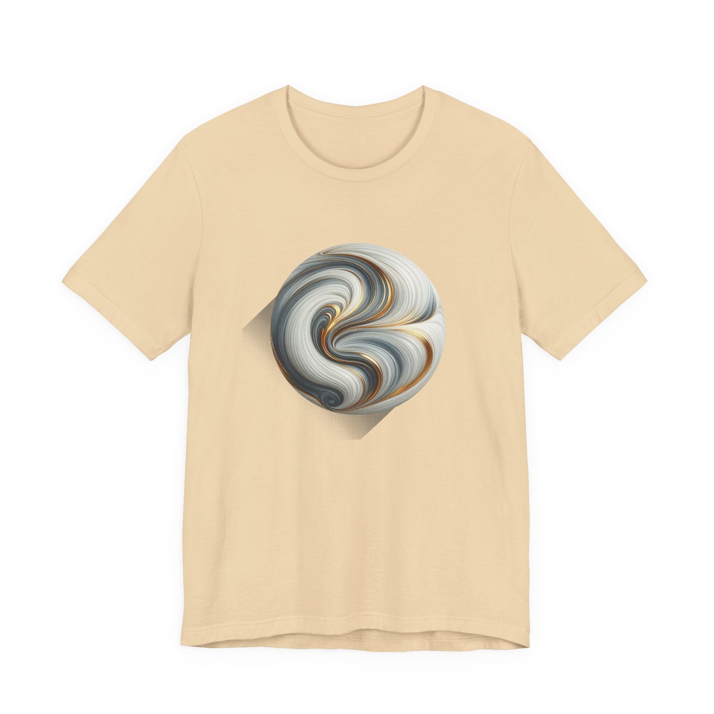 Liquid Marble – Flowing Marble Effect Abstract Graphic T-Shirt