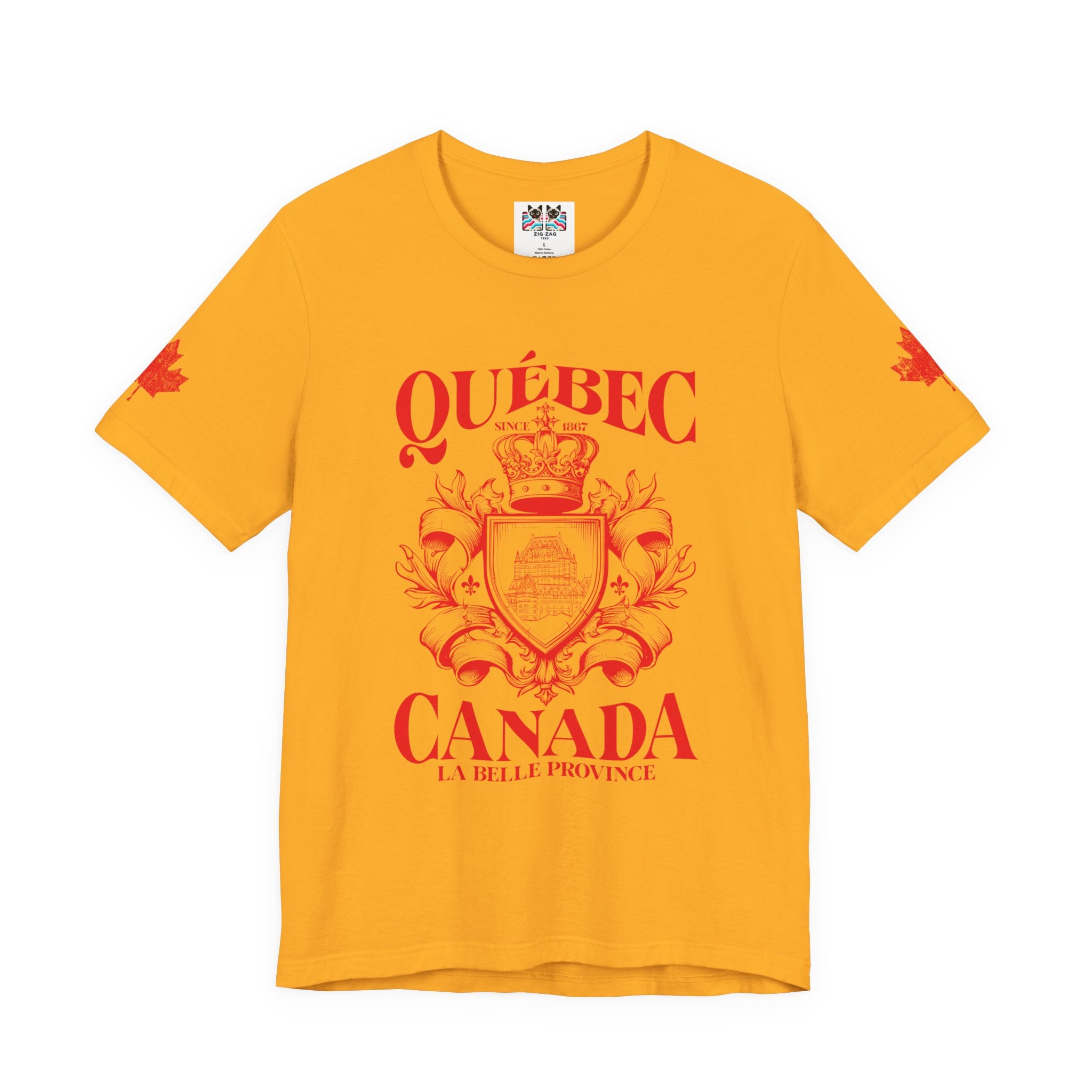 Québec La Belle Province Crest Canada T-Shirt