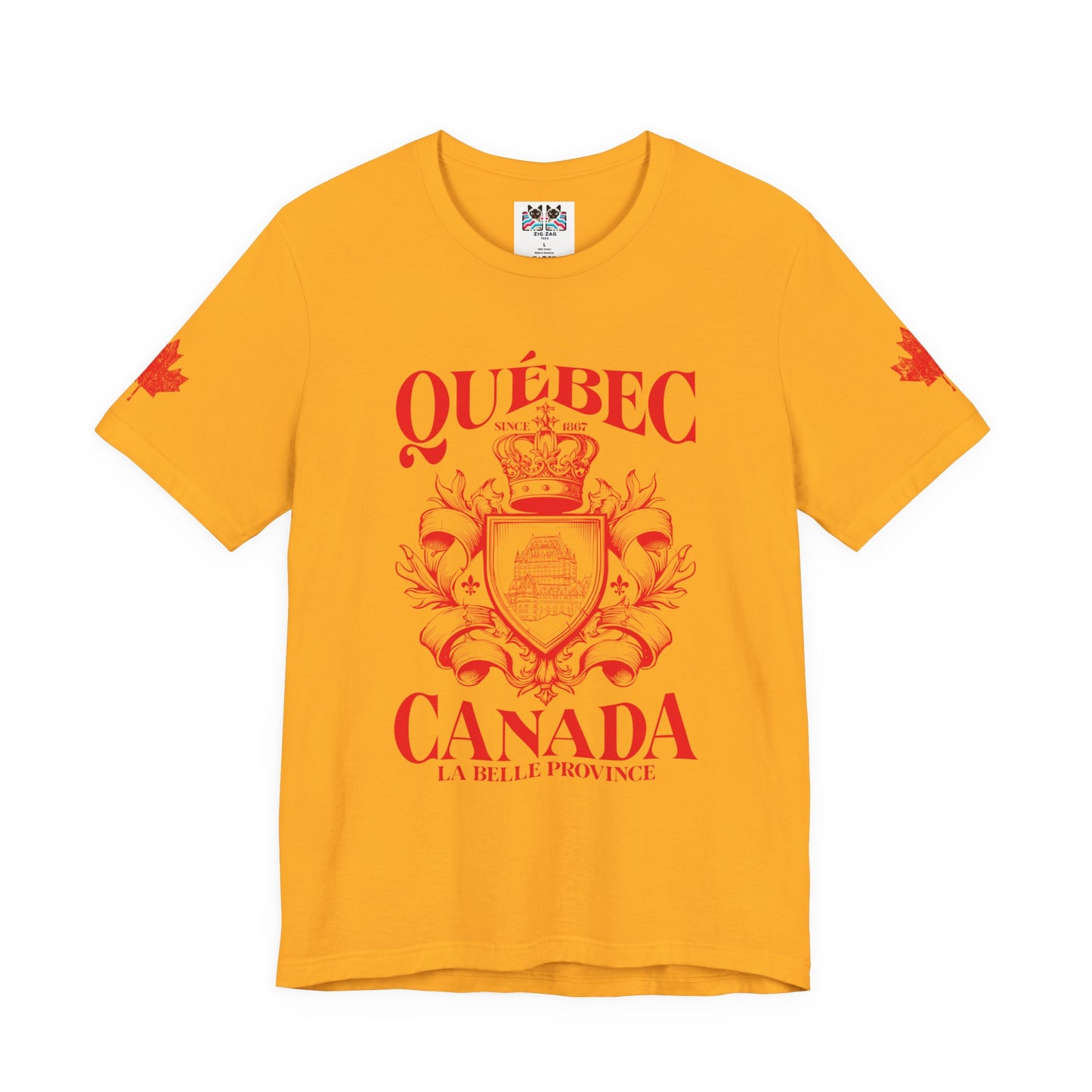 Québec La Belle Province Crest Canada T-Shirt