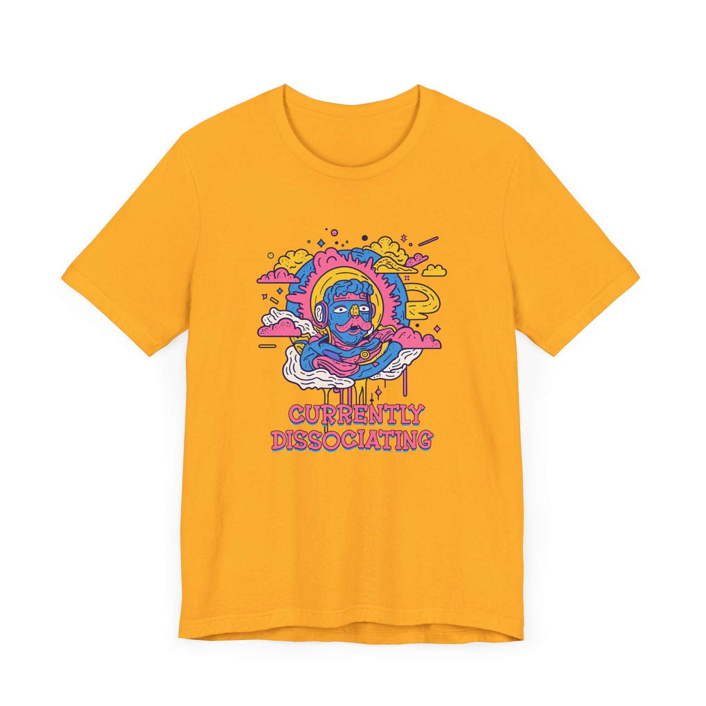 Currently Dissociating – Visually Detached from Reality or Oneself Graphic T-Shirt