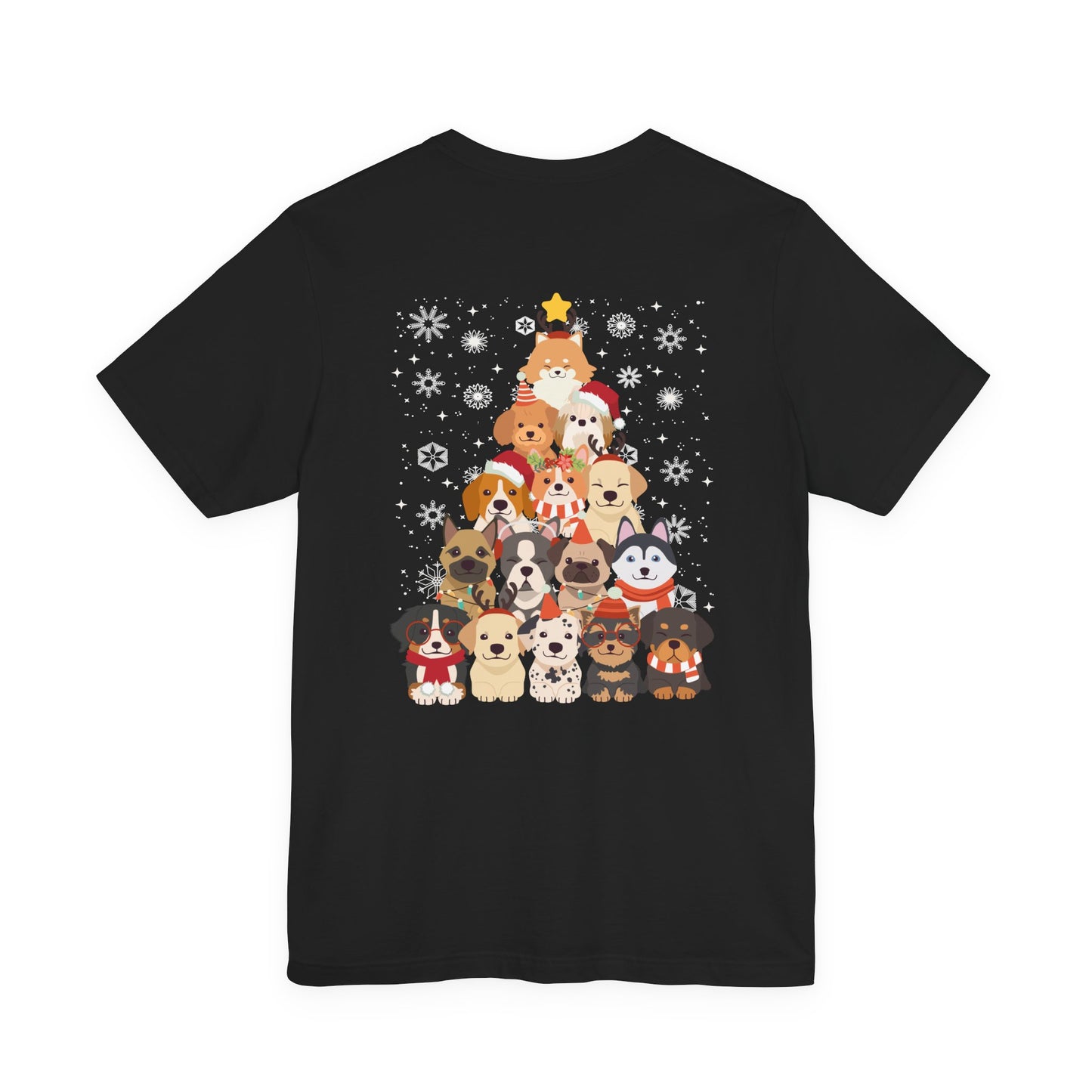 Christmas Dogs Puppy Tree T-Shirt