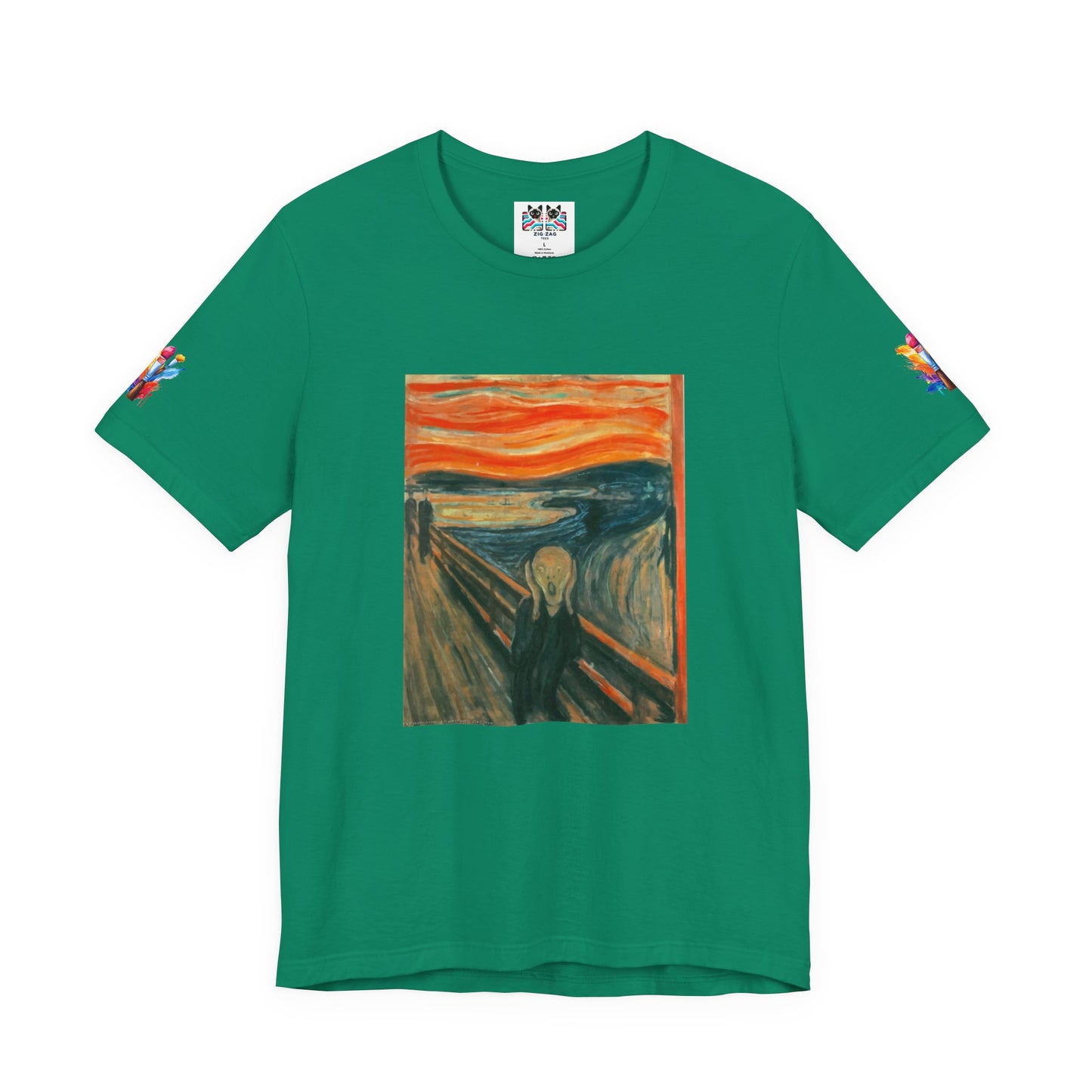 The Scream Art T-Shirt – Edvard Munch Expressionist Masterpiece Graphic Tee