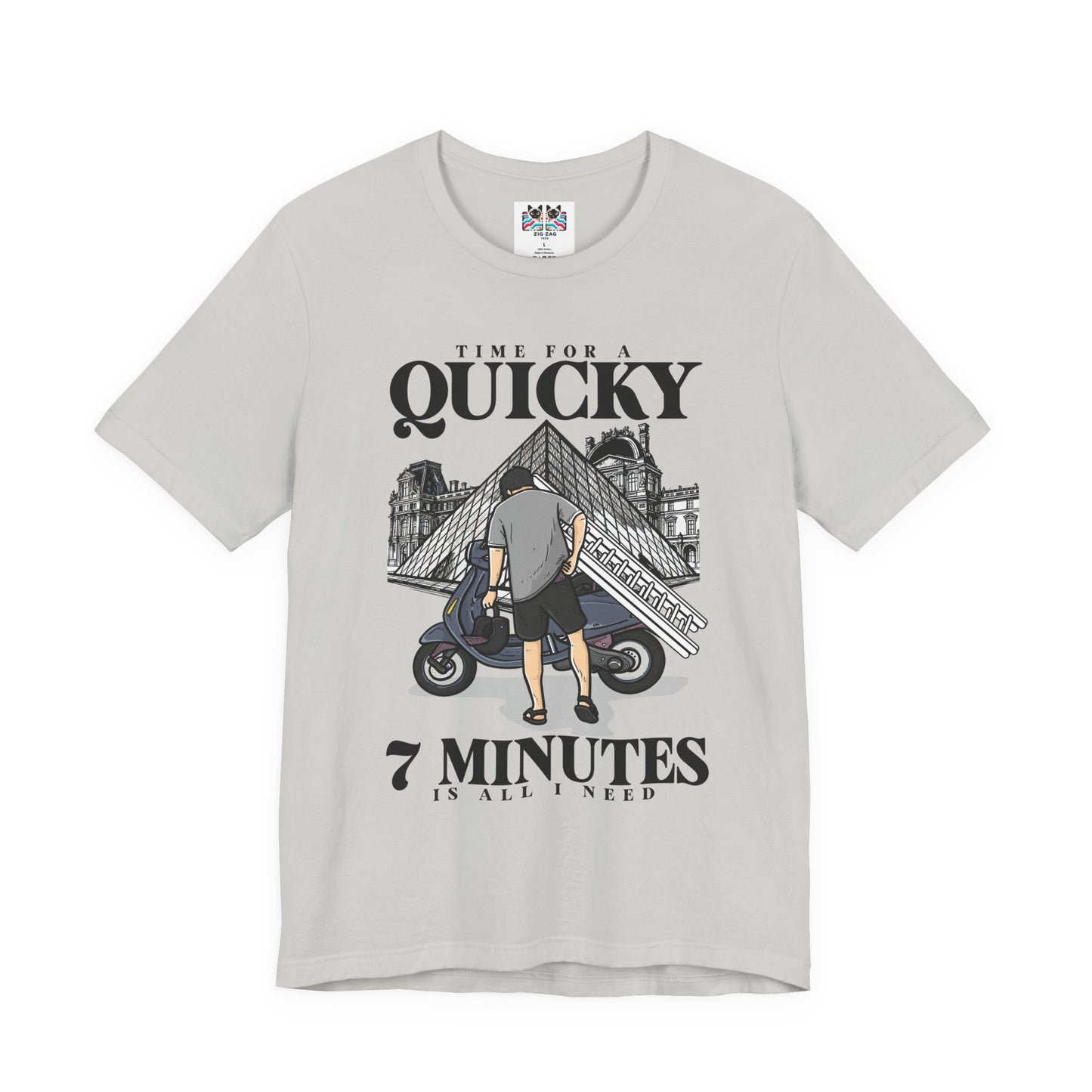 Time for a Quicky – 7 Minutes Louvre Heist T-Shirt