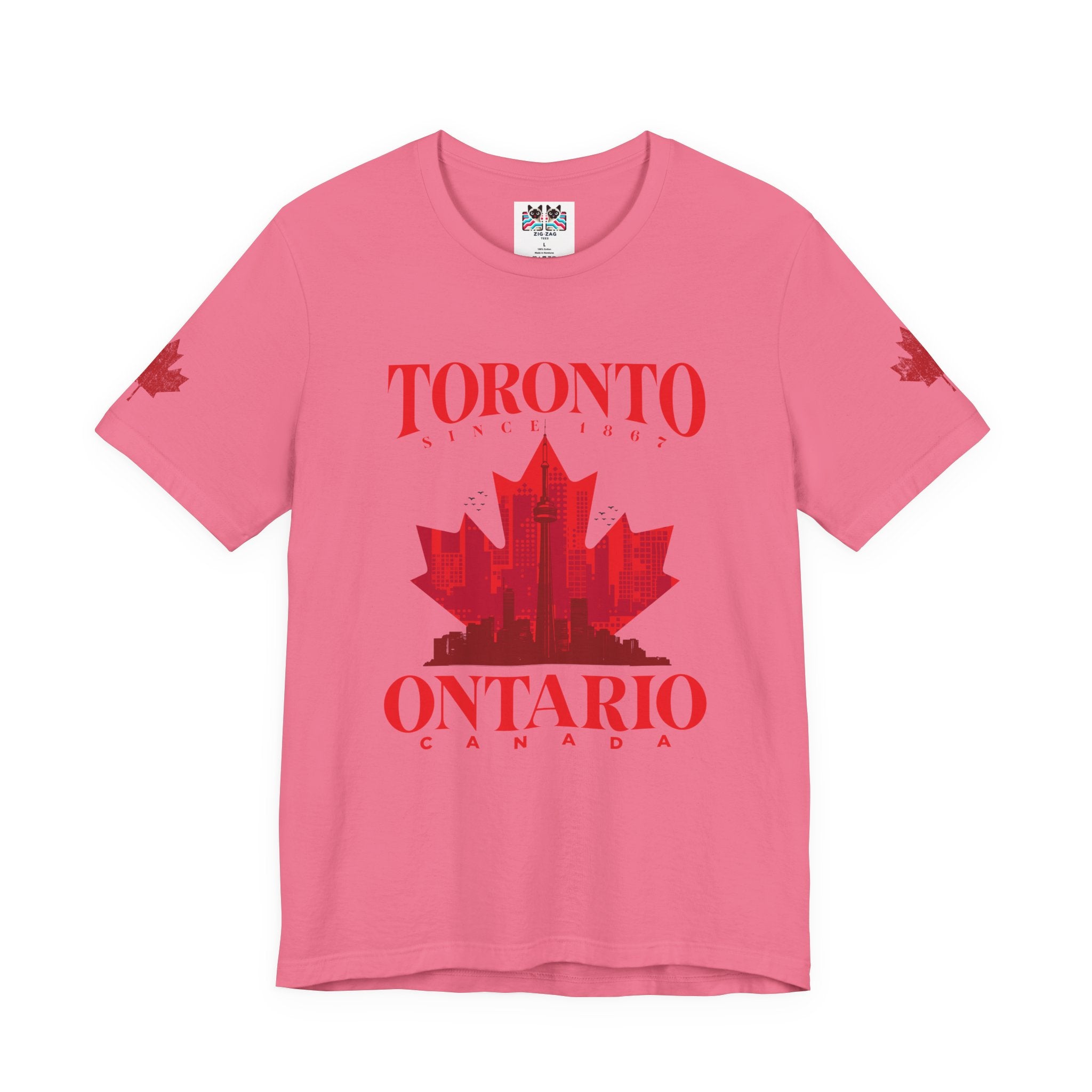 Toronto Skyline Maple Leaf T-Shirt