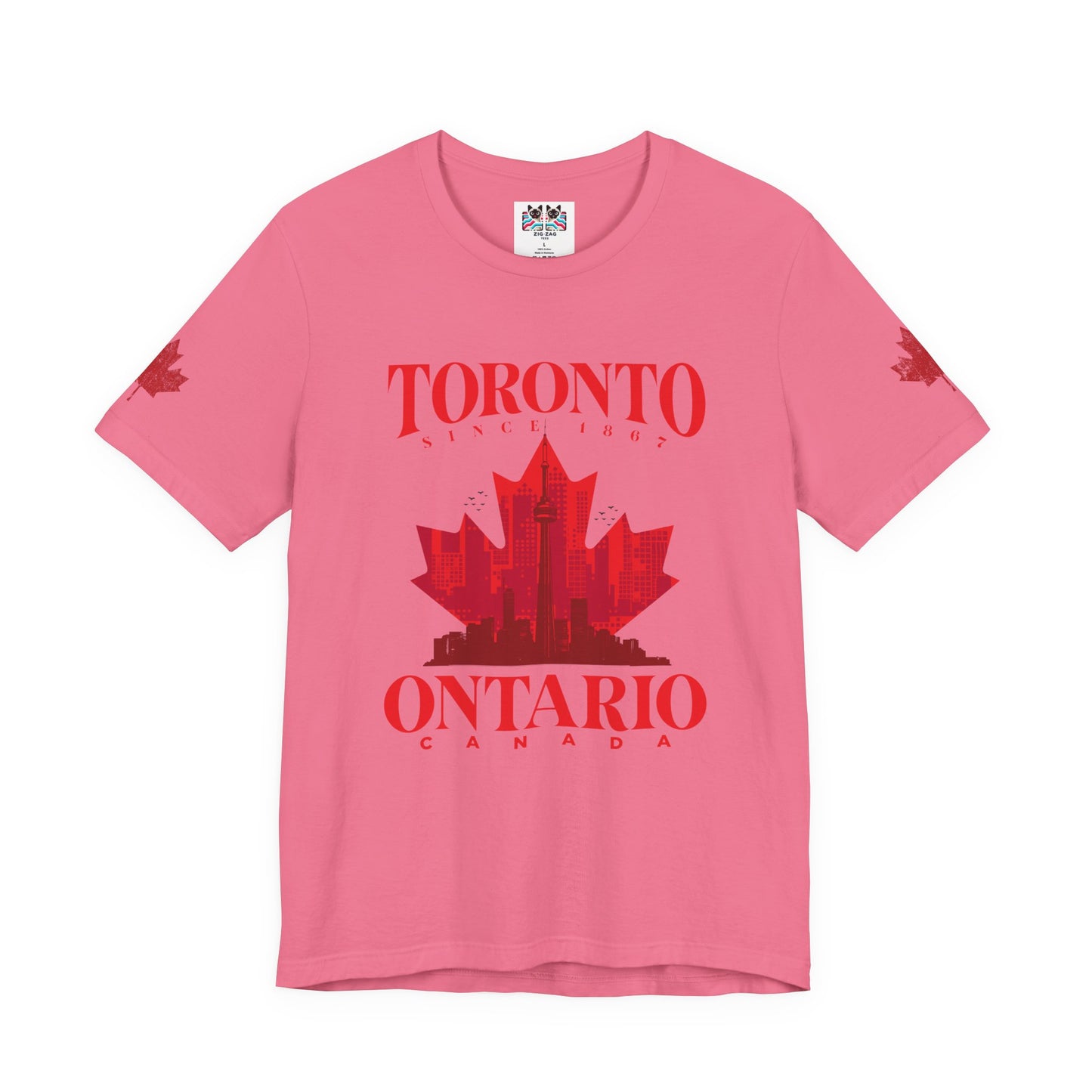 Toronto Skyline Maple Leaf T-Shirt