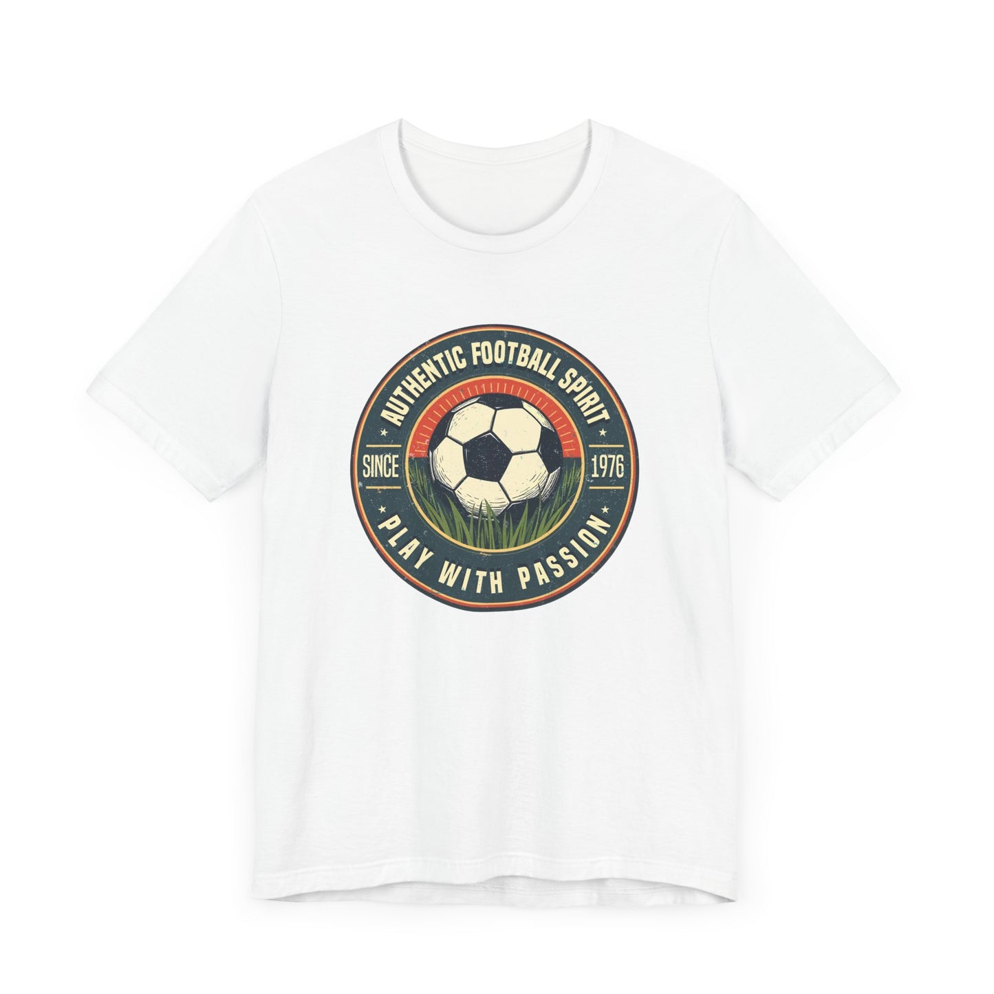 Retro Soccer Badge Tee, Vintage Football Graphic Shirt, Classic Sports Fan Top, Game Day Retro Look, Soccer History Gift Shirt