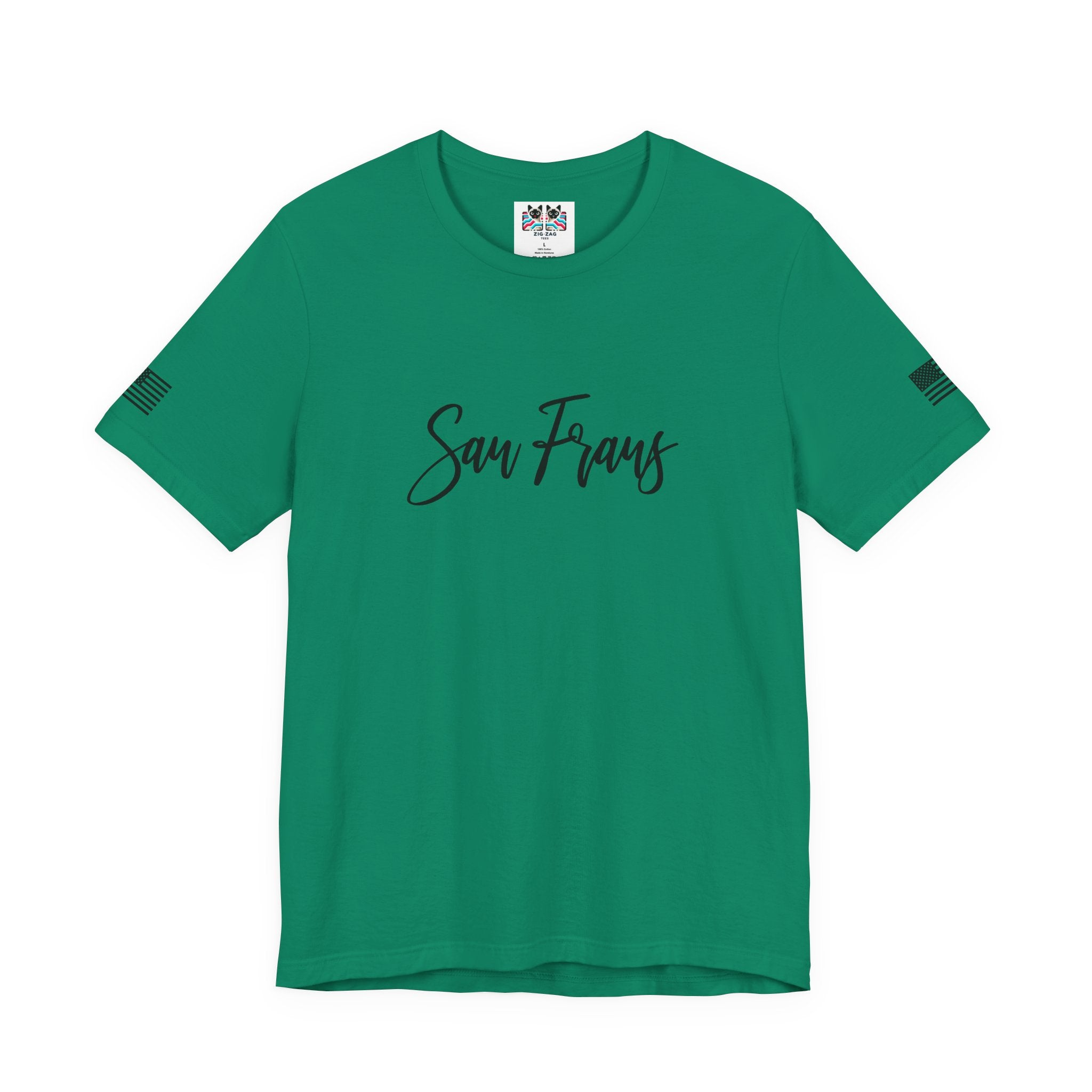 San Frans Script T-Shirt – Cursive Handwriting Style San Francisco Tee