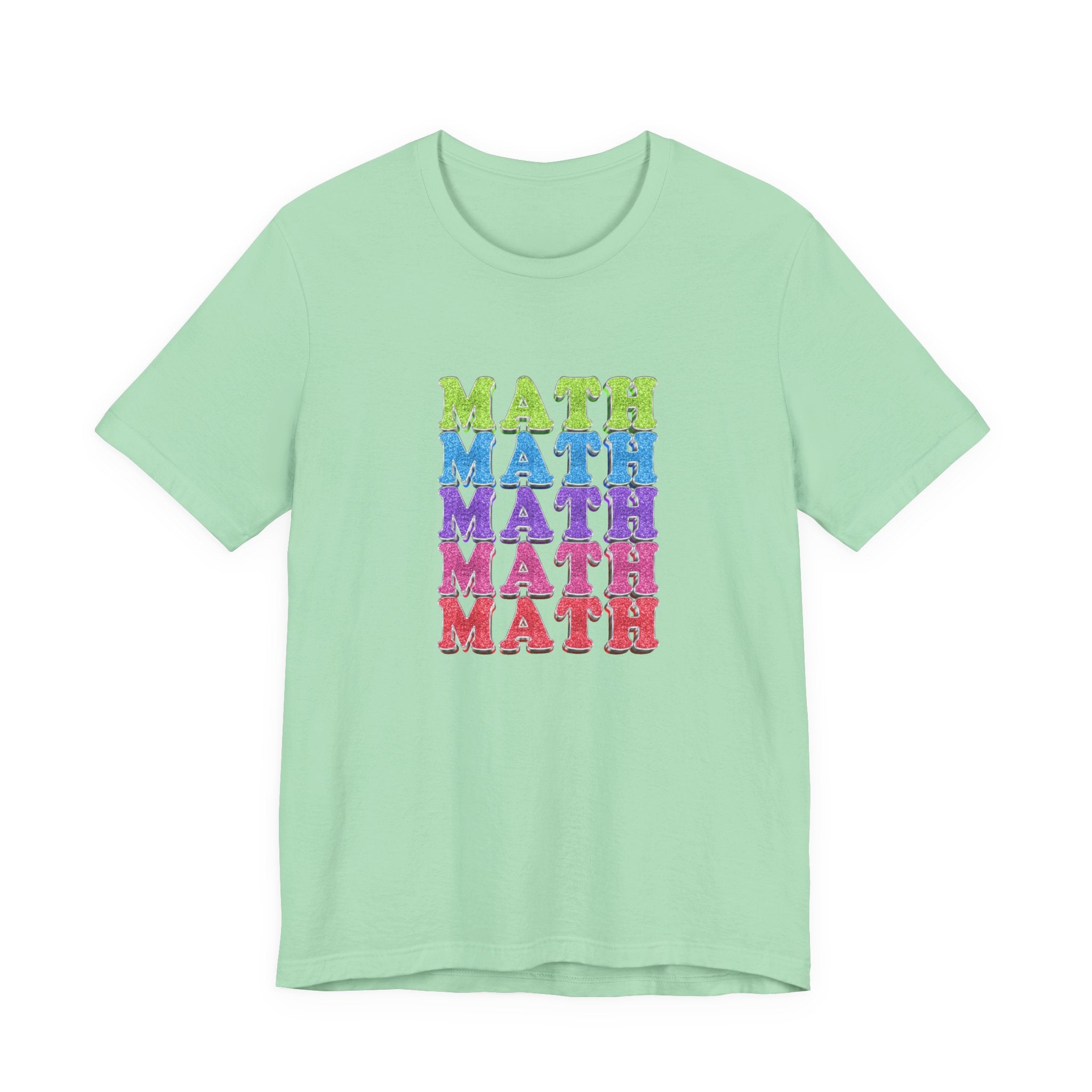 Math Repeated Tshirt – Bold Typography Design for Math Enthusiasts