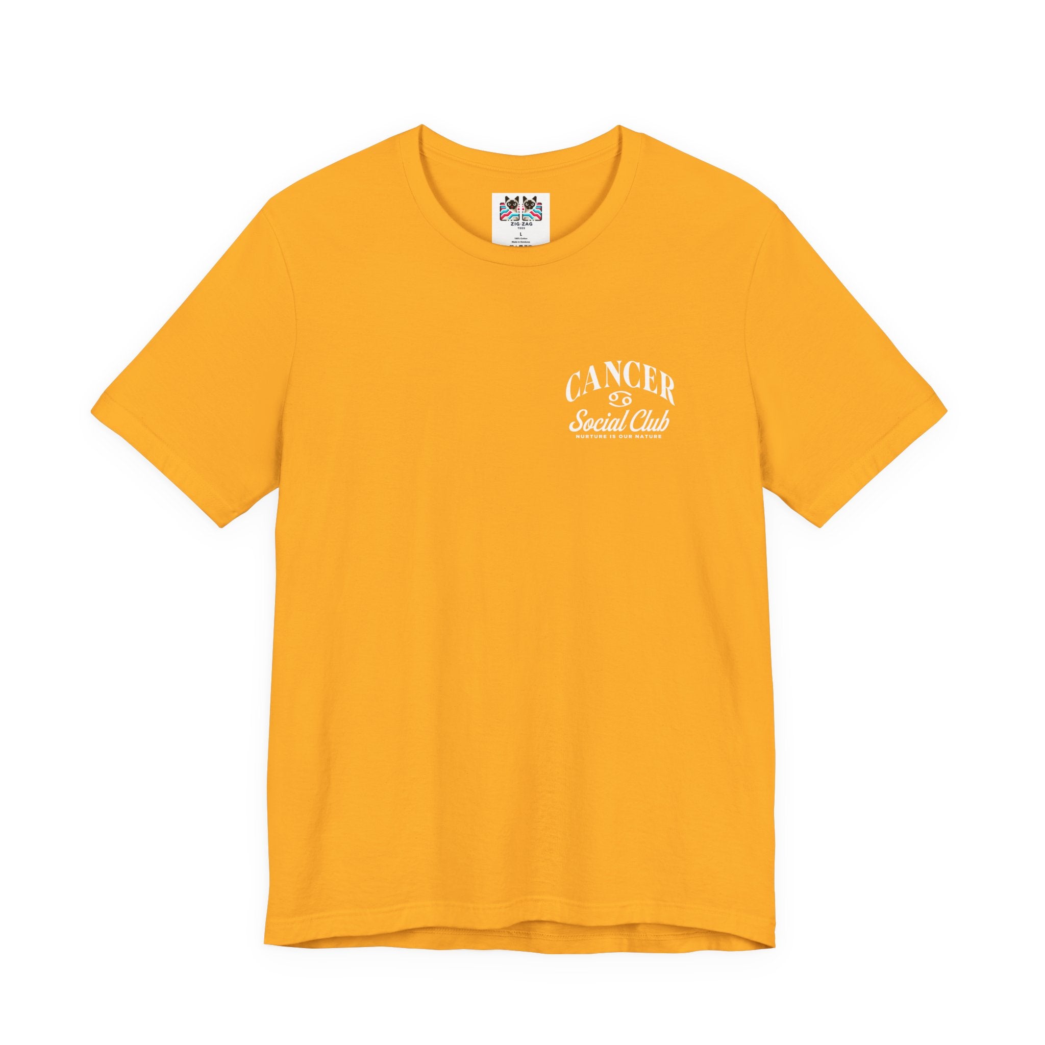 Cancer Social Club T-Shirt – Nurture Is Our Nature Zodiac Design