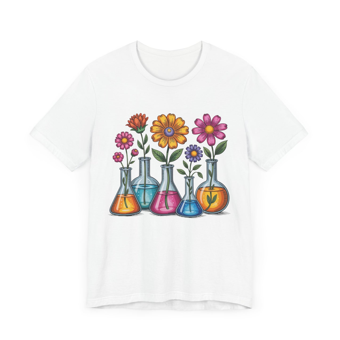 Chemistry Flower Power Shirt – Botanical Science Graphic Tee