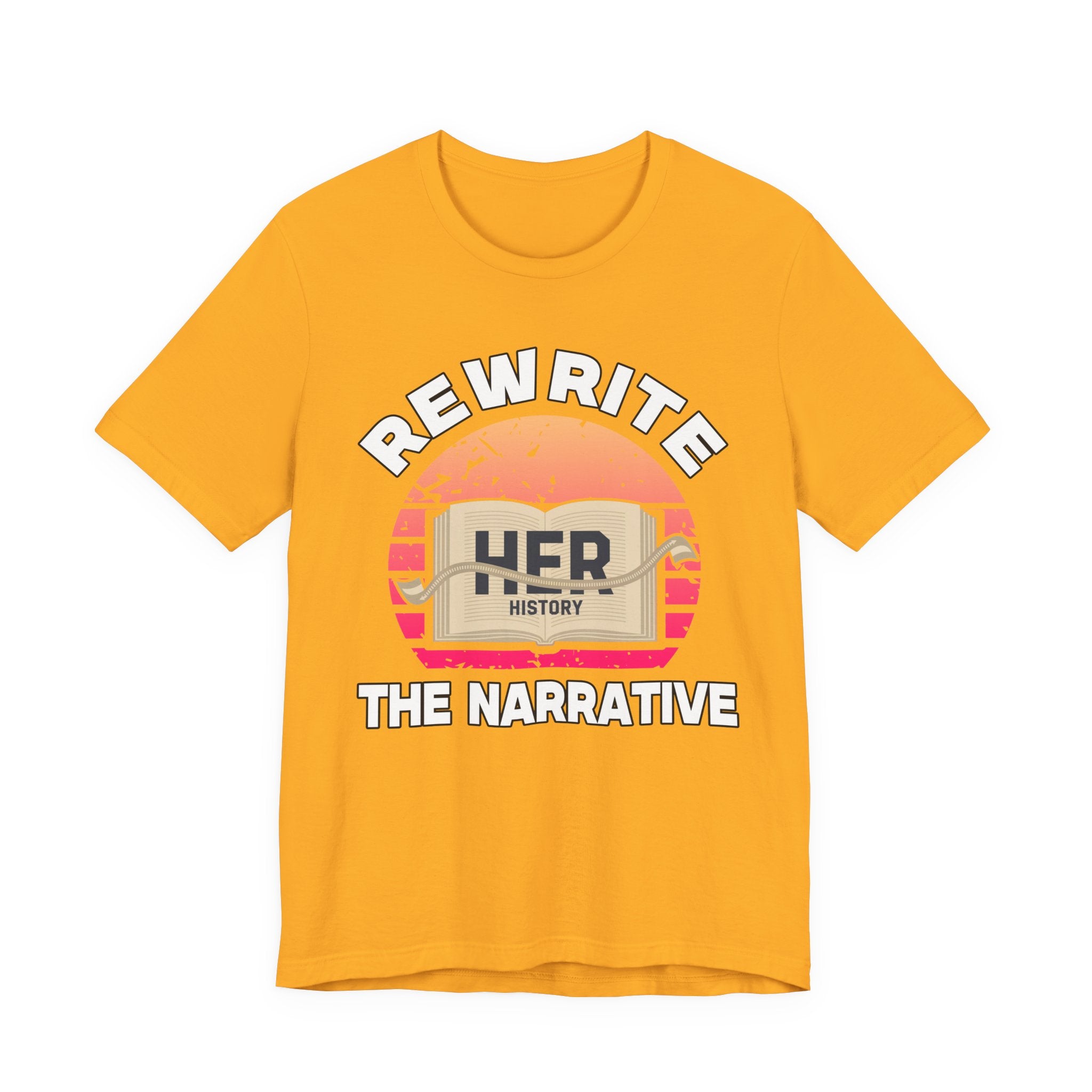 Rewrite The Narrative – HER History Open Book Empowerment Graphic T-Shirt