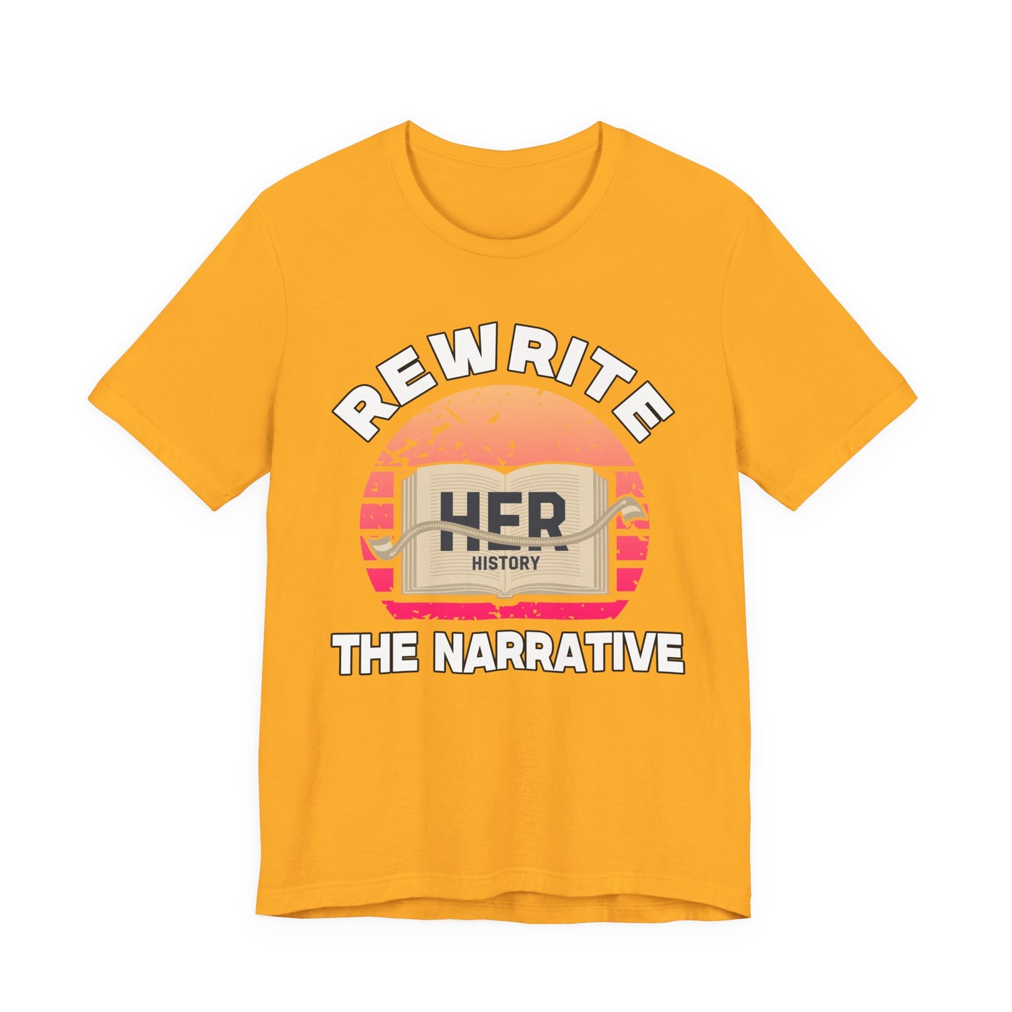 Rewrite The Narrative – HER History Open Book Empowerment Graphic T-Shirt
