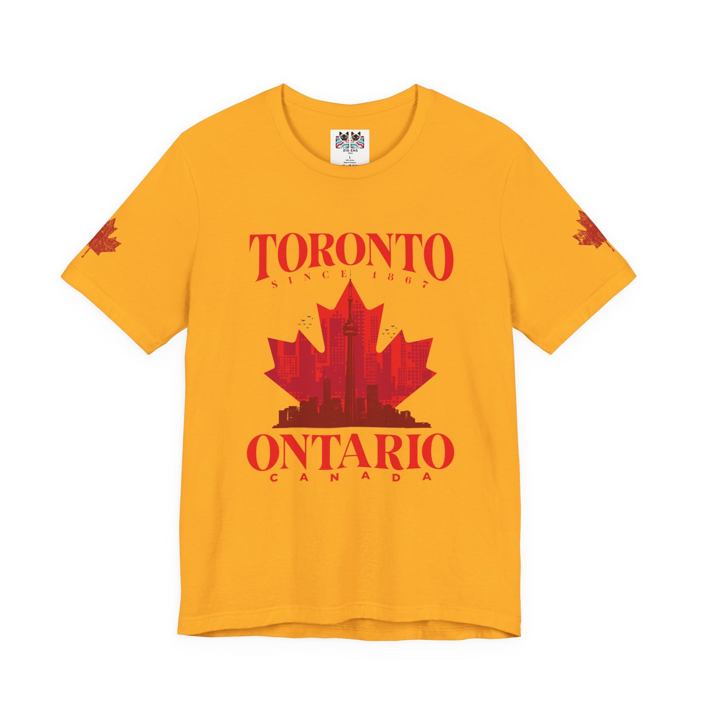 Toronto Skyline Maple Leaf T-Shirt