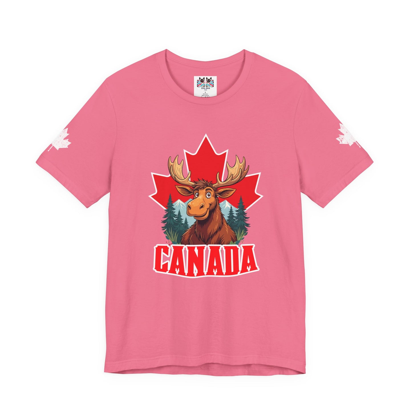 Canada Maple Moose Cartoon T-Shirt
