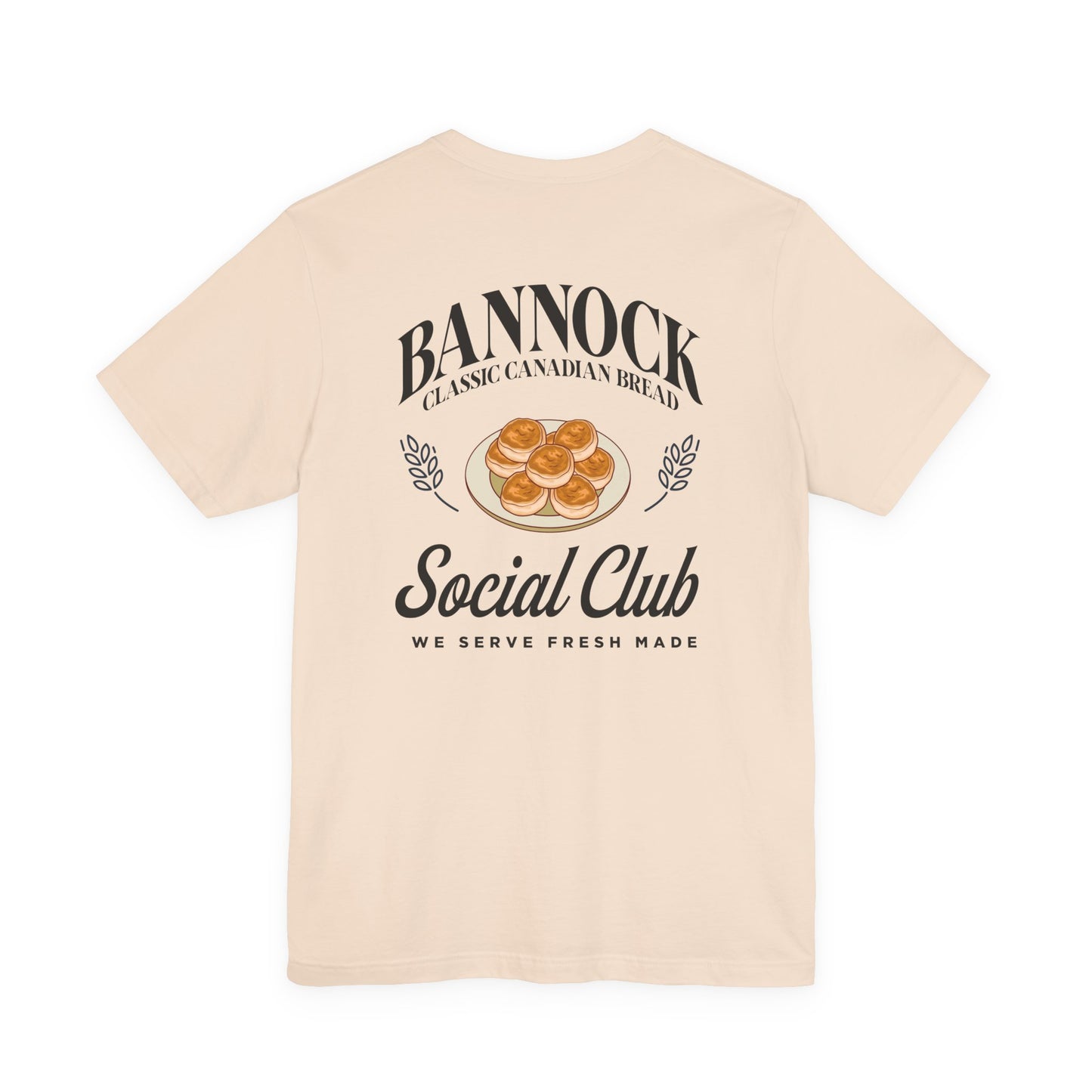 Bannock Classic Canadian Bread T-Shirt – Featuring Traditional Bread Graphic