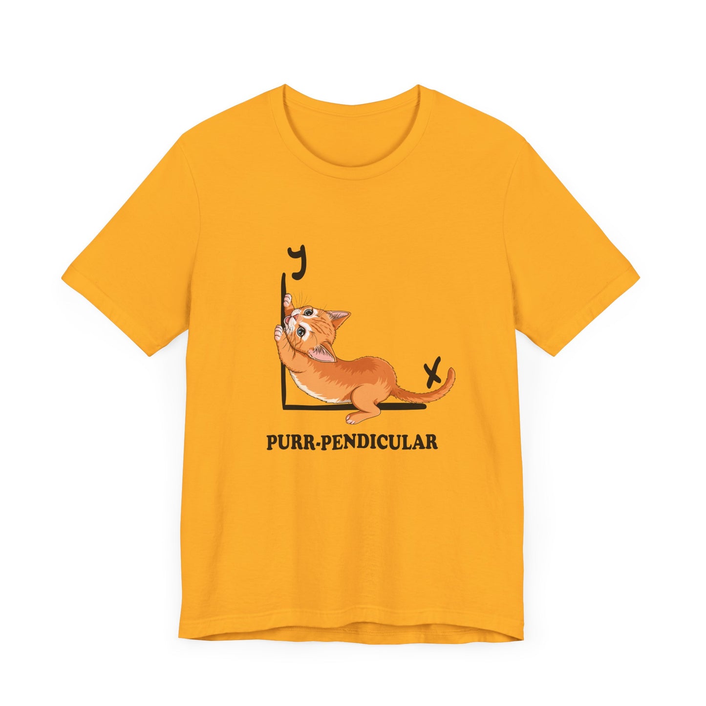 Math Cat Pun Shirt – Purr-pendicular Perpendicular Lines Graphic