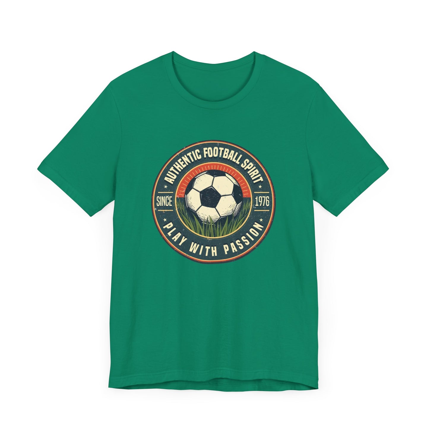 Retro Soccer Badge Tee, Vintage Football Graphic Shirt, Classic Sports Fan Top, Game Day Retro Look, Soccer History Gift Shirt