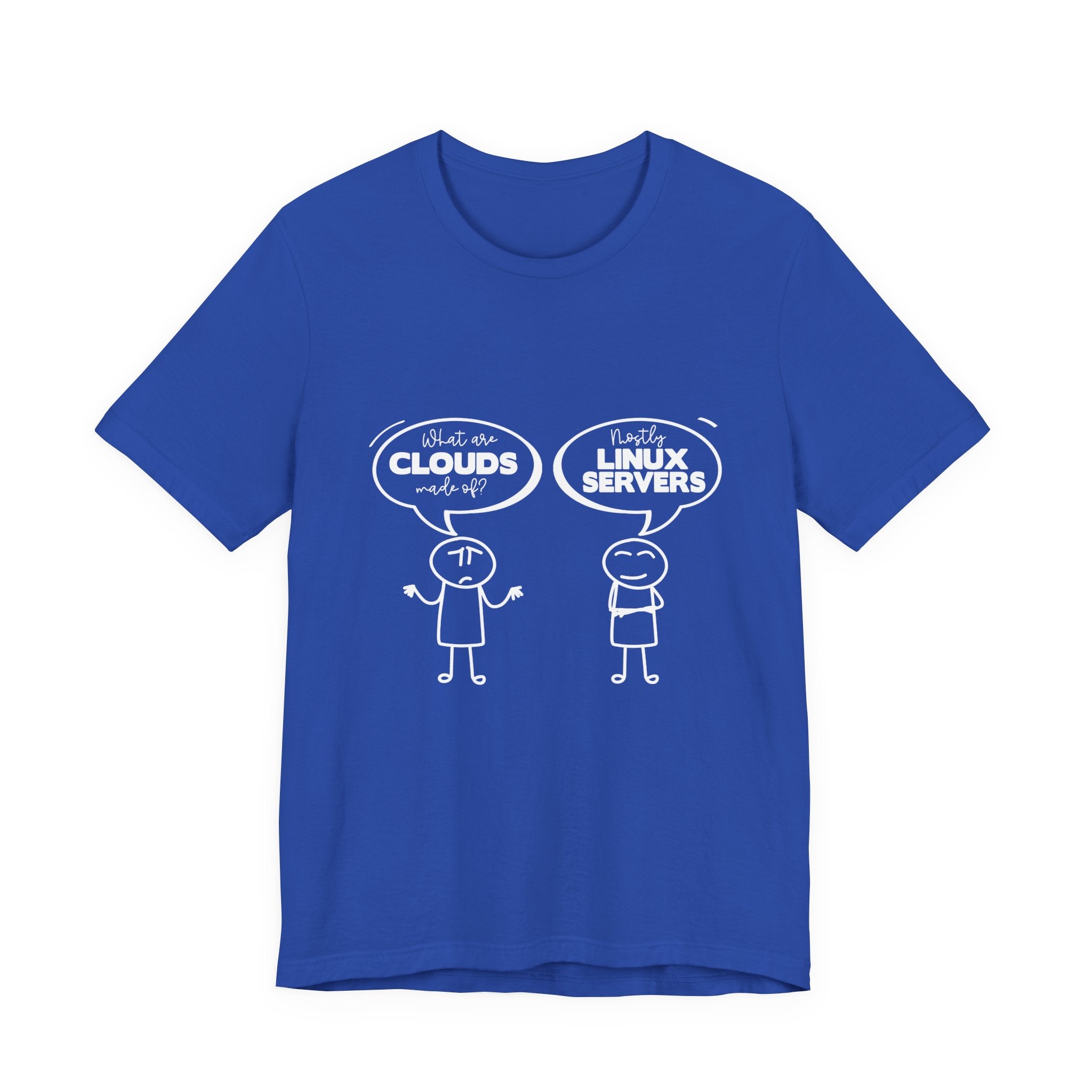 Mostly Linux Servers Funny Cloud T-Shirt