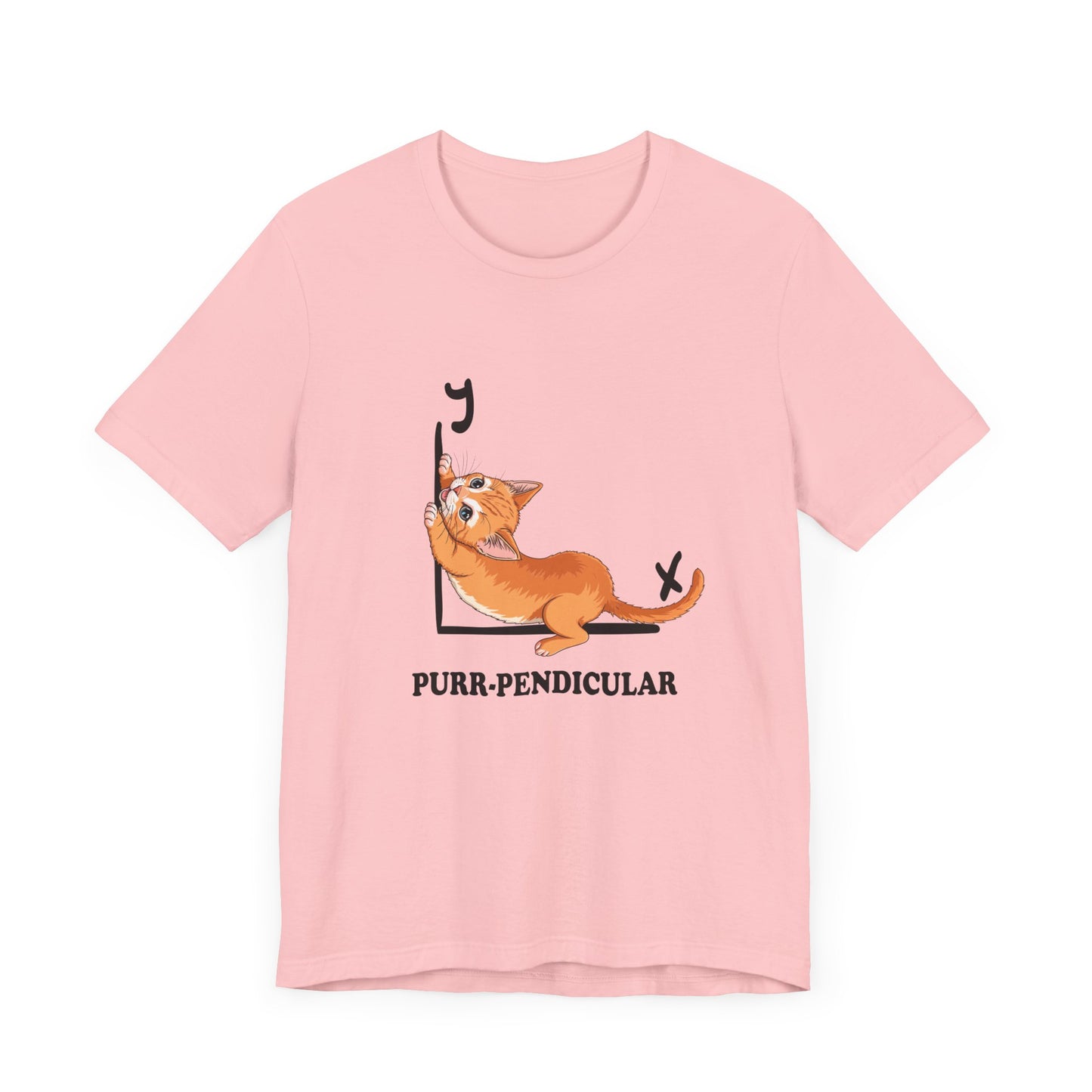 Math Cat Pun Shirt – Purr-pendicular Perpendicular Lines Graphic