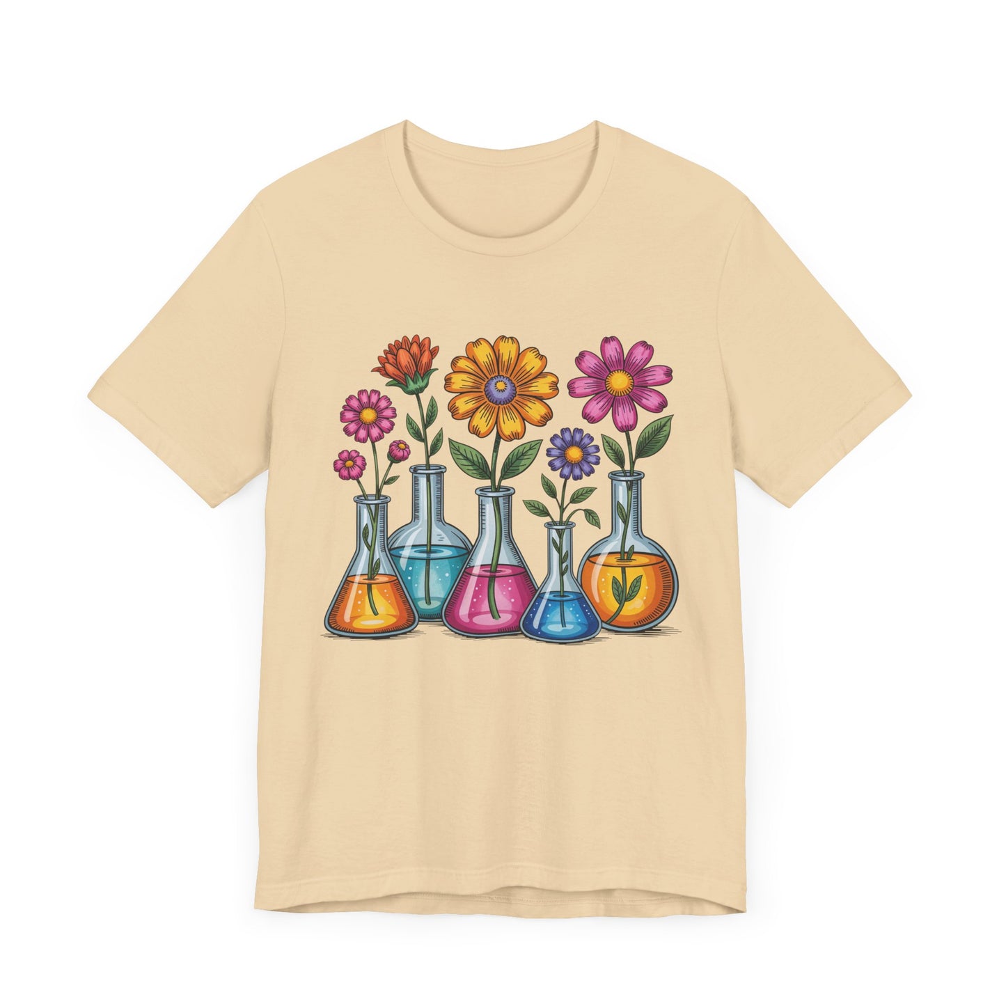 Chemistry Flower Power Shirt – Botanical Science Graphic Tee
