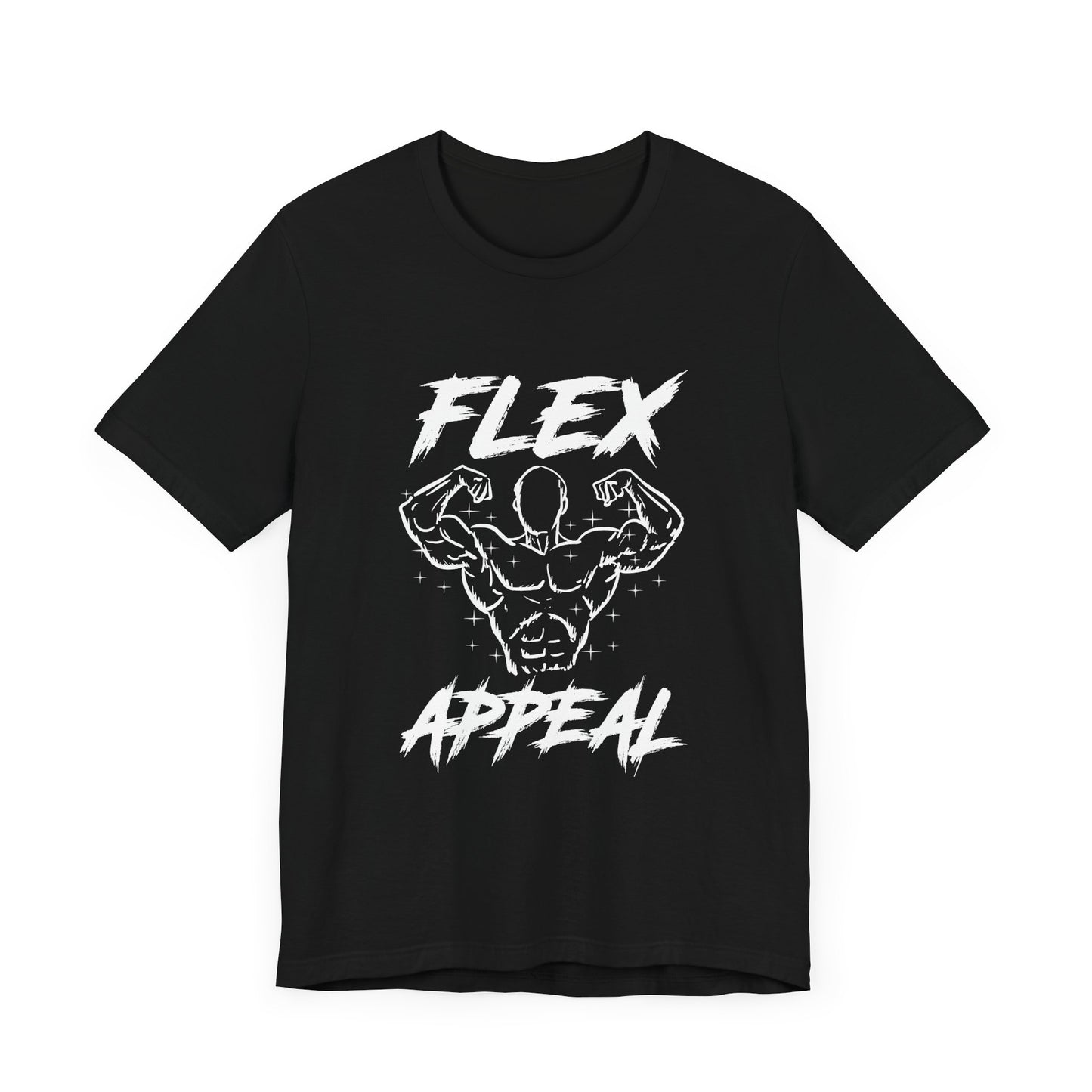 Flex Appeal Shirt, Bodybuilding Strength Tee, Muscle Gym Graphic T Shirt, Fitness Training Apparel, Lifting Workout Top
