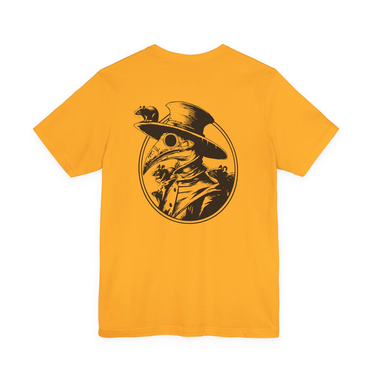 Plague Doctor Beaked Mask Rats Horror T-Shirt