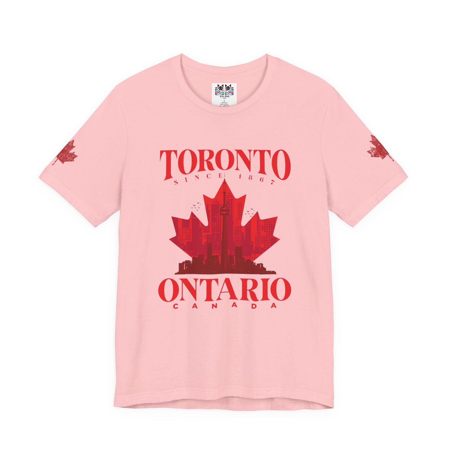 Toronto Skyline Maple Leaf T-Shirt