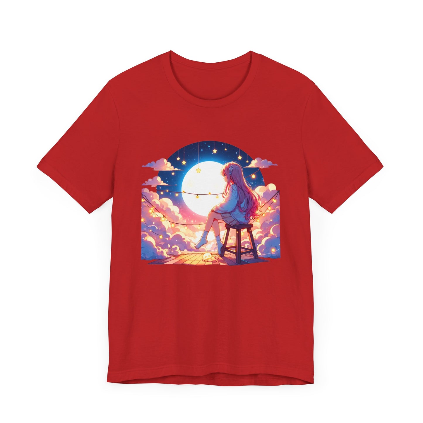 Rooftop Dreams - Starry Night Escape T-Shirt