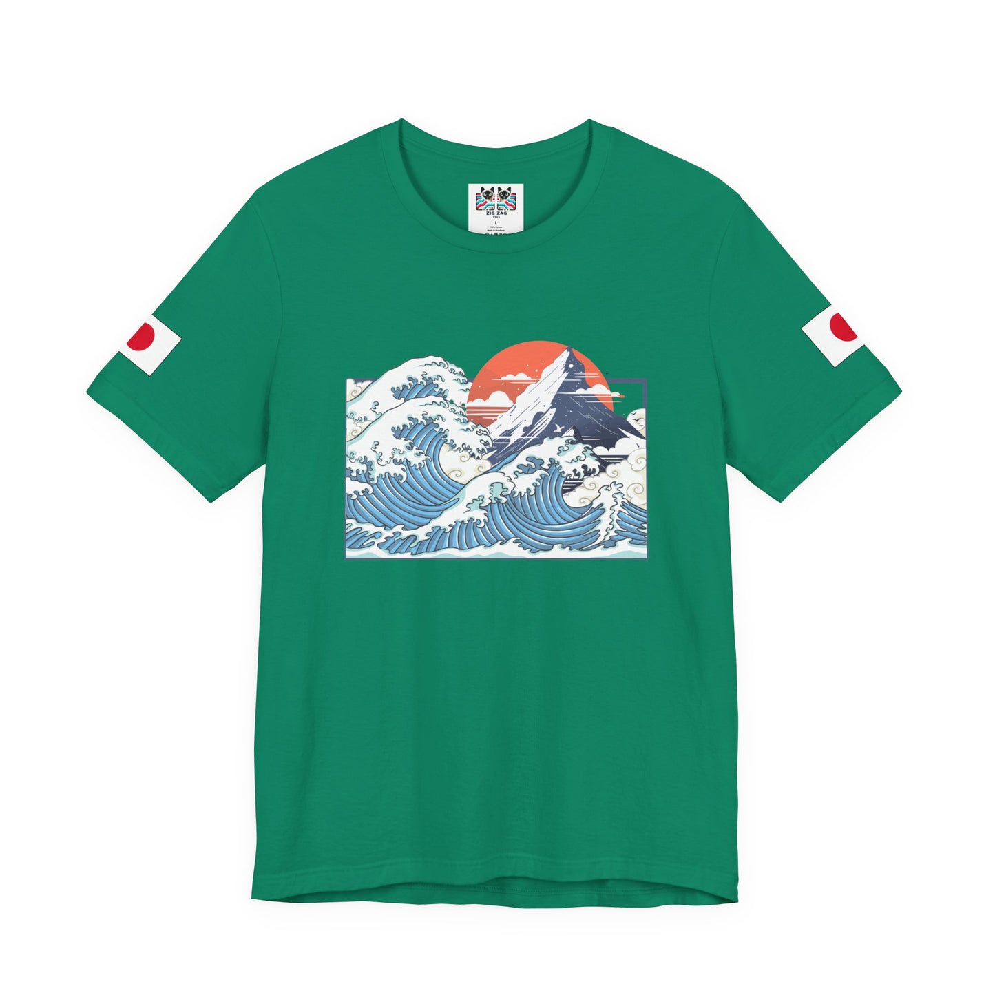 Great Wave Mt. Fuji T-Shirt – Japanese Art Hokusai Style Graphic Tee