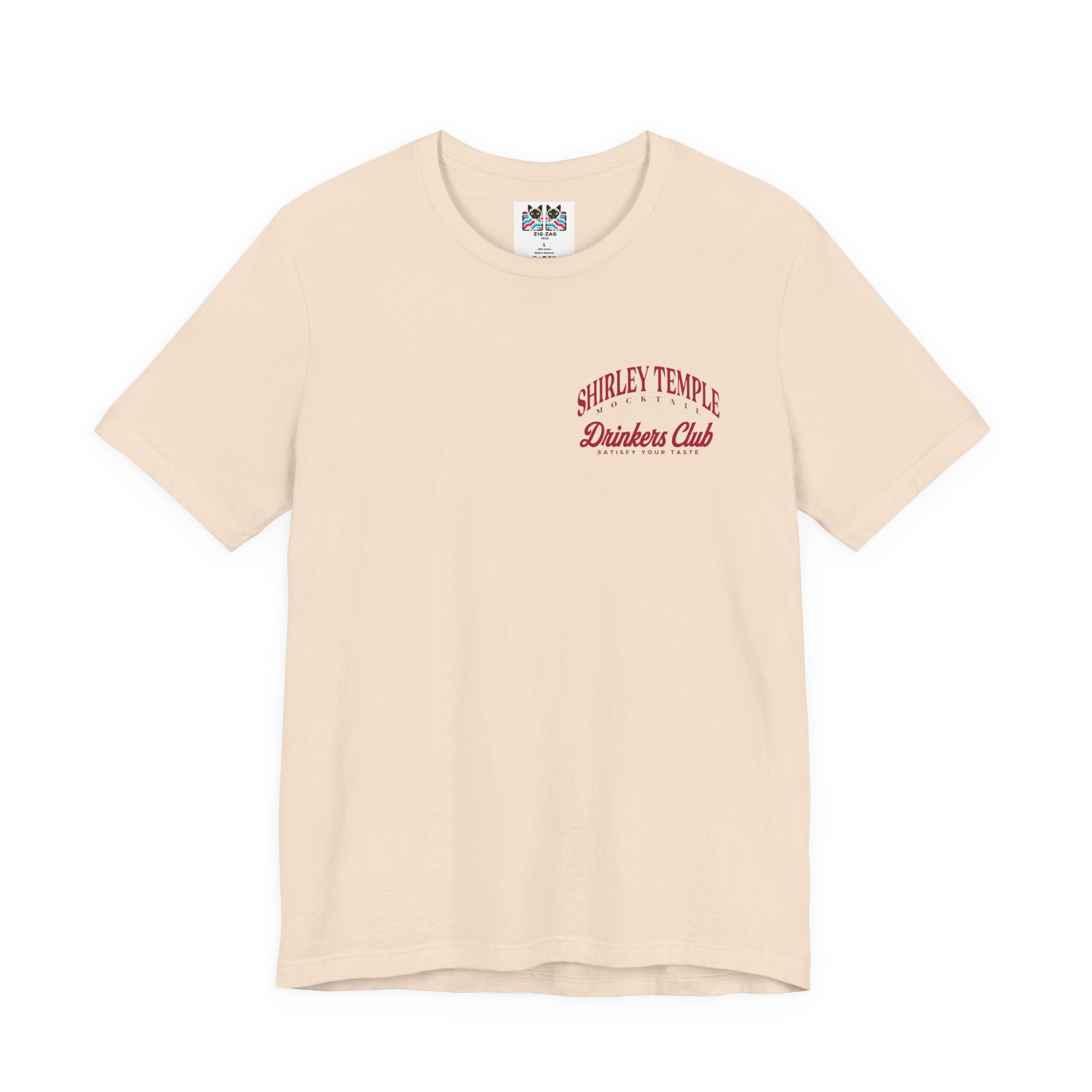 Shirley Temple Mocktail Drinkers Club Tshirt – Satisfy Your Taste