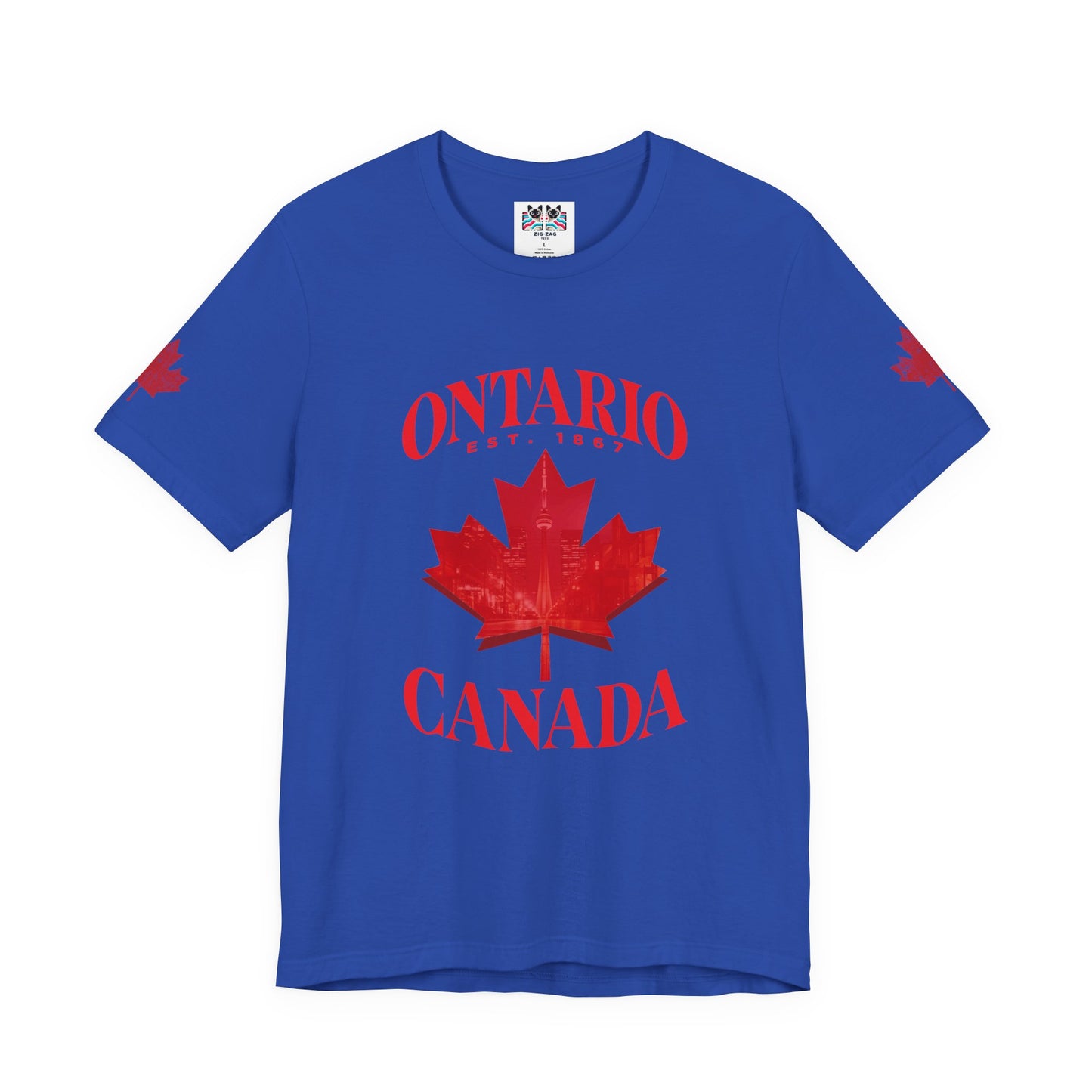 Ontario Skyline Maple Leaf T-Shirt
