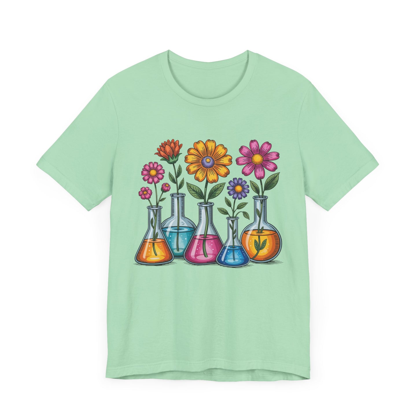 Chemistry Flower Power Shirt – Botanical Science Graphic Tee