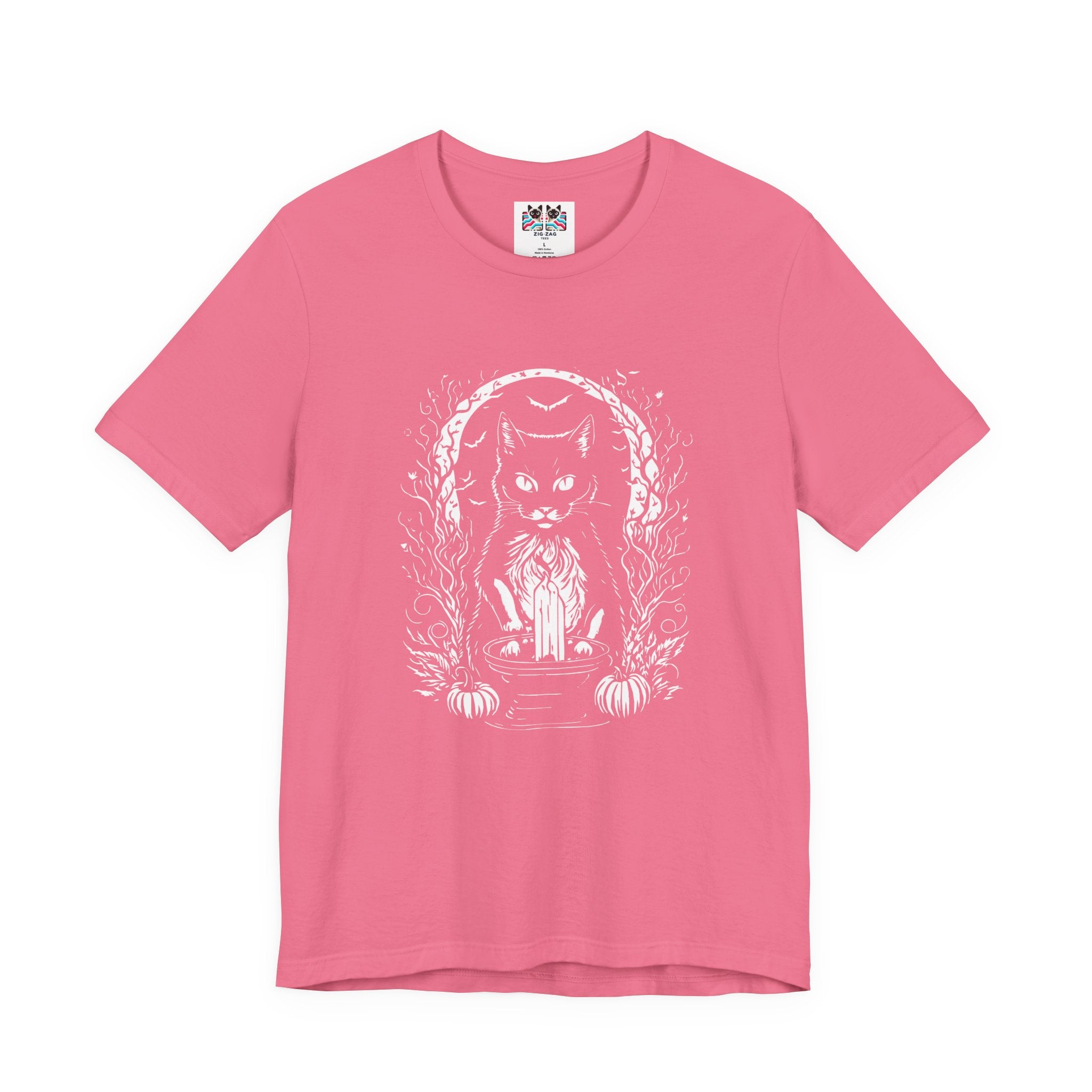 Witchy Black Cat Moon Candle Magic T-Shirt